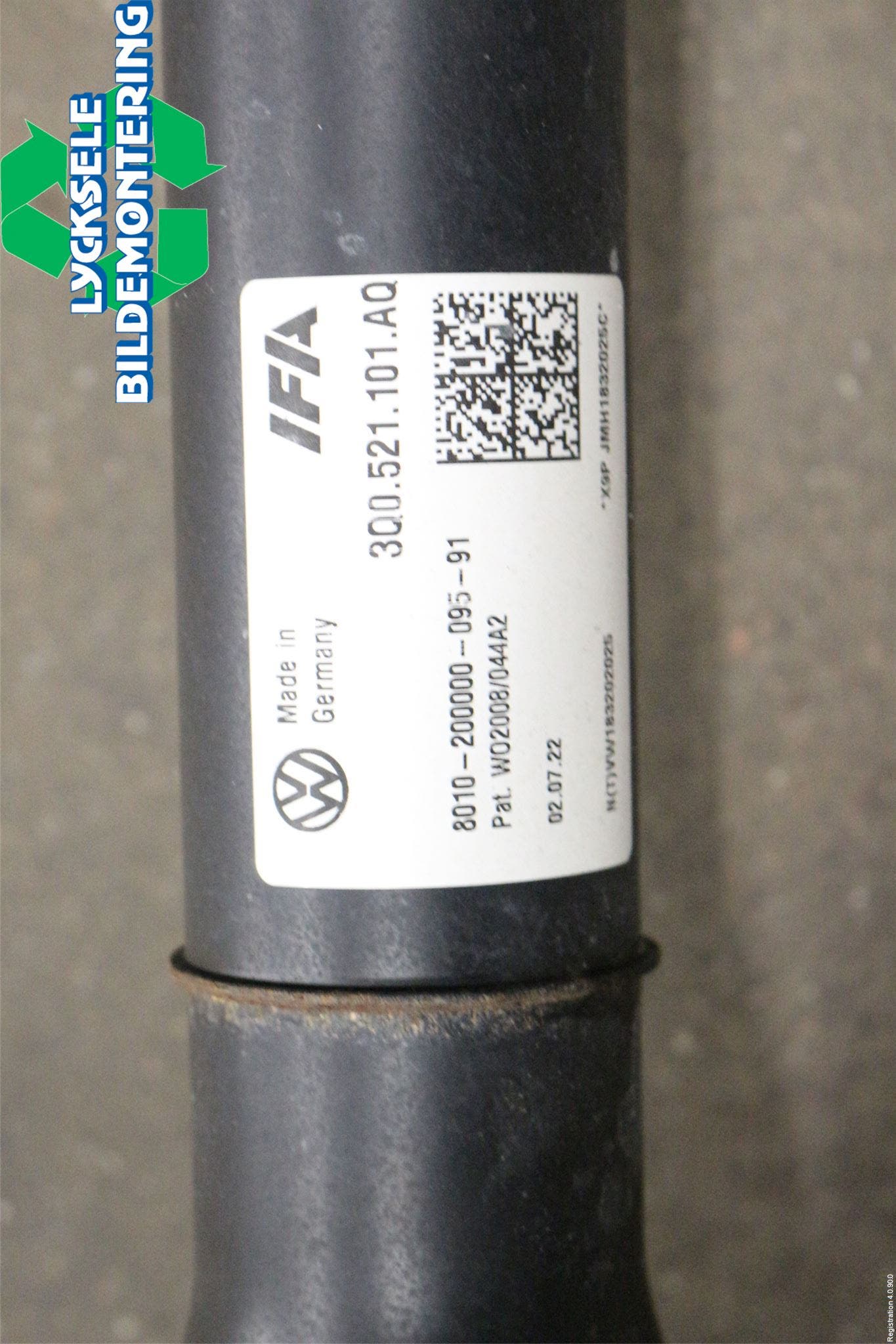 Skoda SUPERB 16-24 Mellanaxel Komp