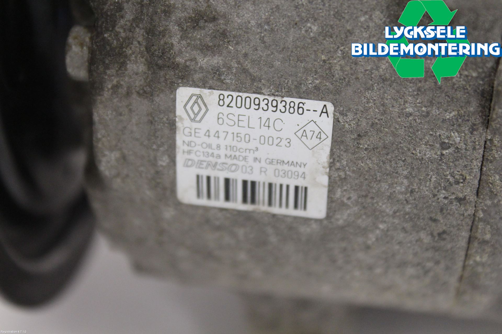 Renault MEGANE III 09-15 Ac Kompressor