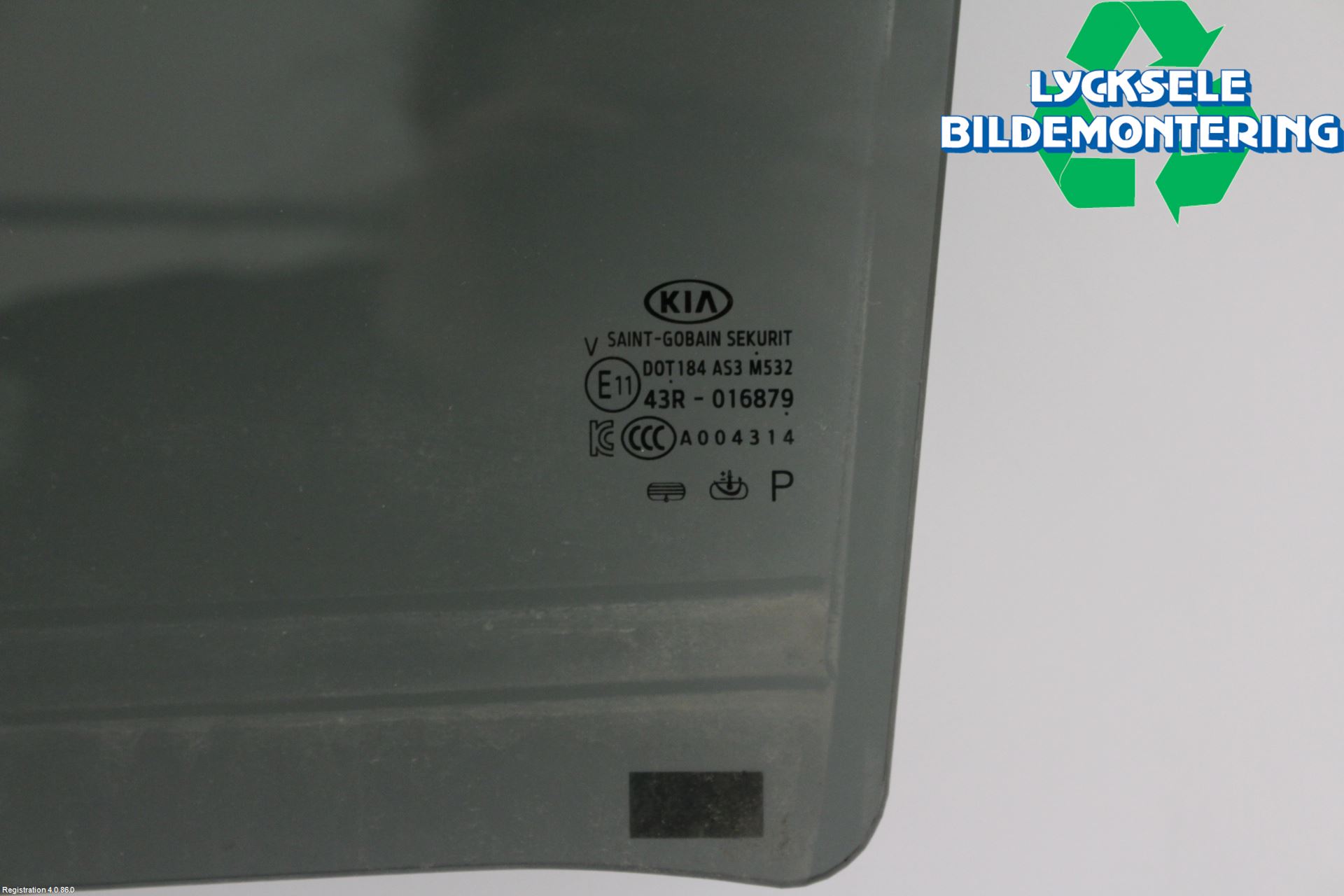Kia NIRO (DE) 17-22 Dörruta Bak Vänster