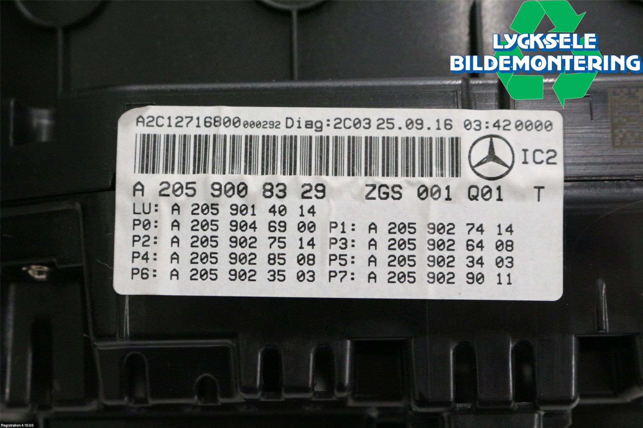 Mercedes-Benz MB C-KLASS (W205) 14-21 Instrument Komb