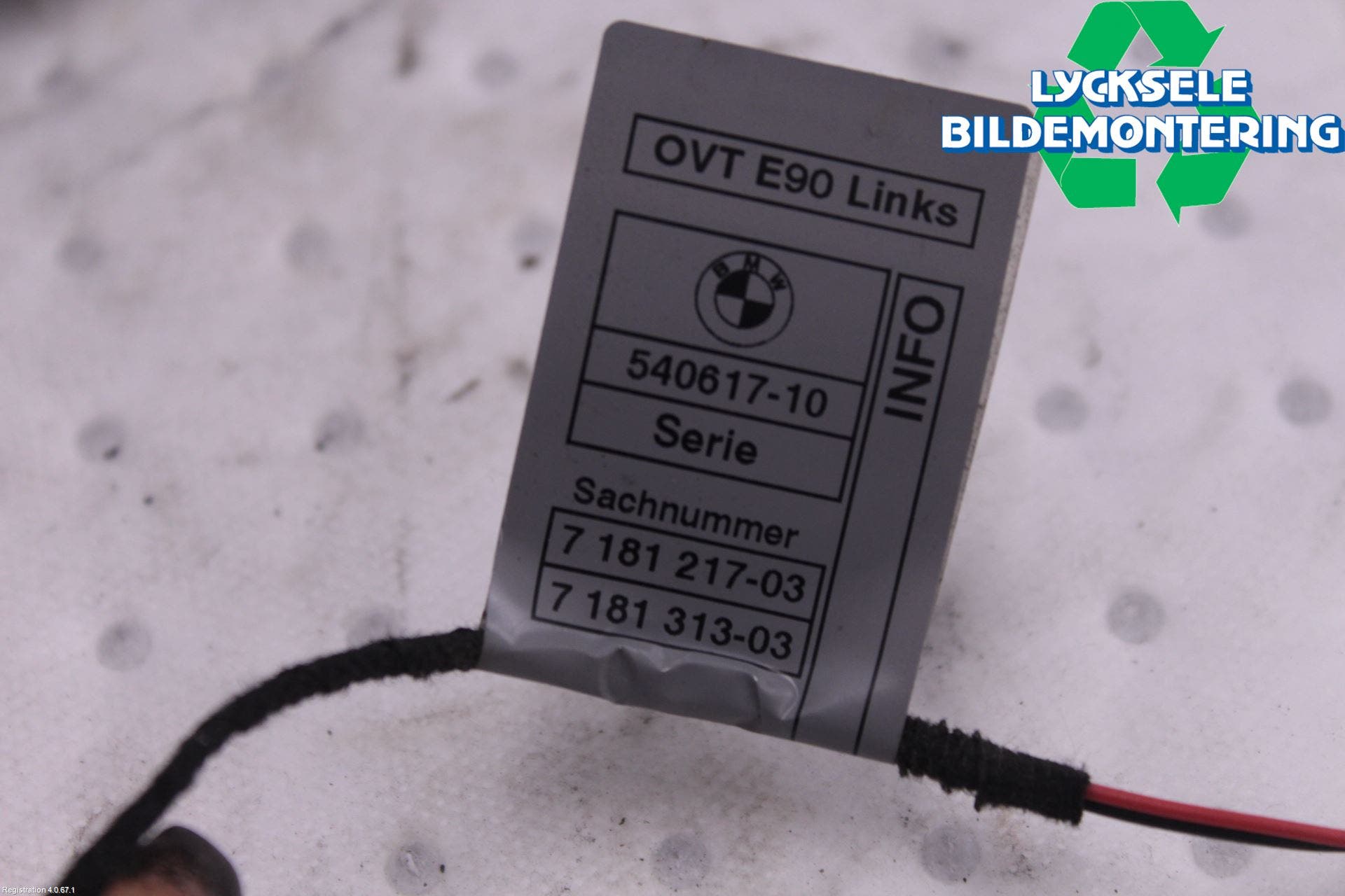 BMW X1 E84 10-15 Dörrhandtag Yttre Vä