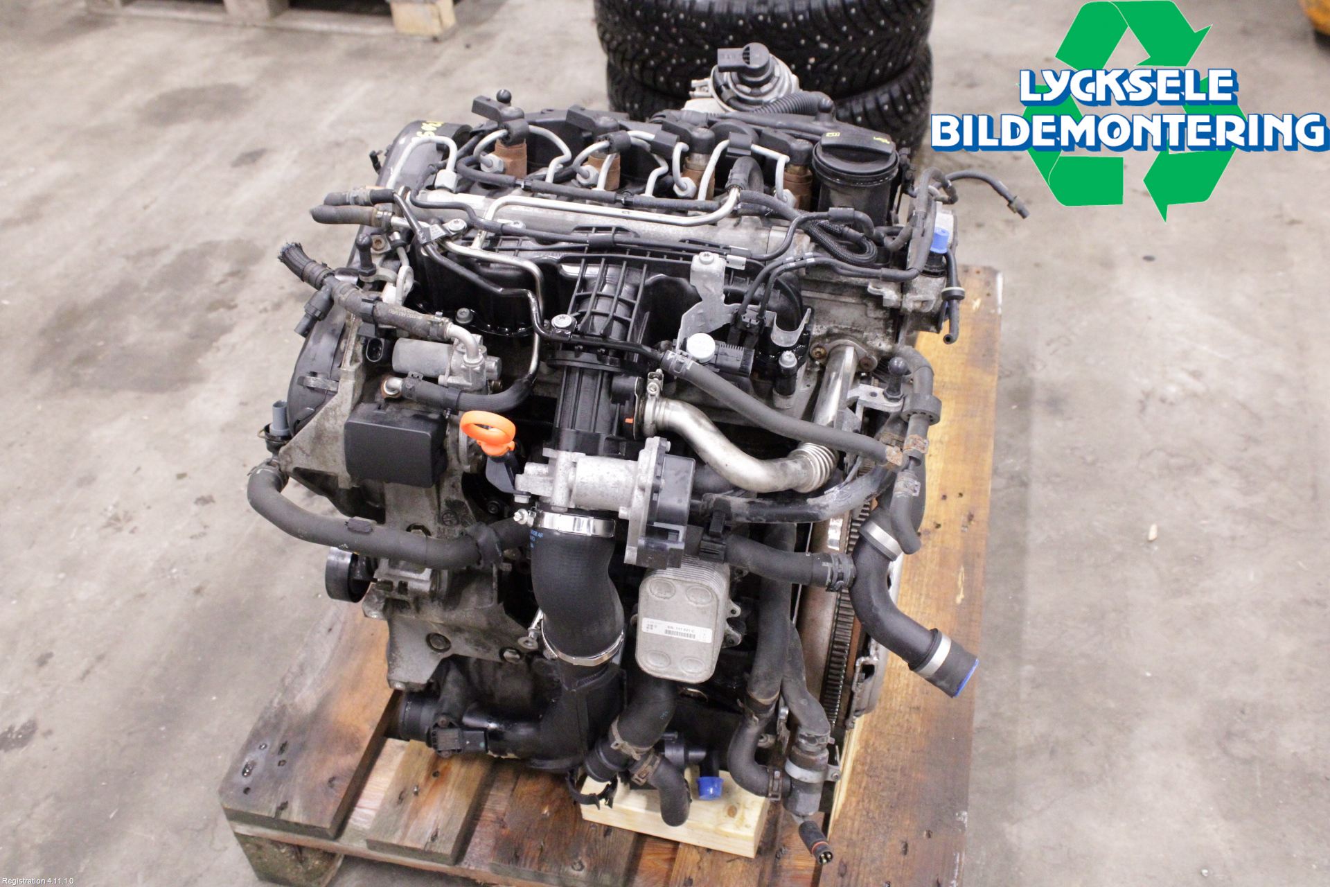 Volkswagen VW GOLF VI 09-13 Motor Diesel