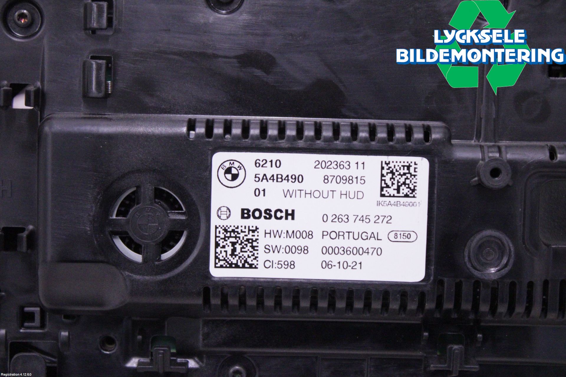 BMW 3 G20/G21/G80/G81 19- Instrument Komb