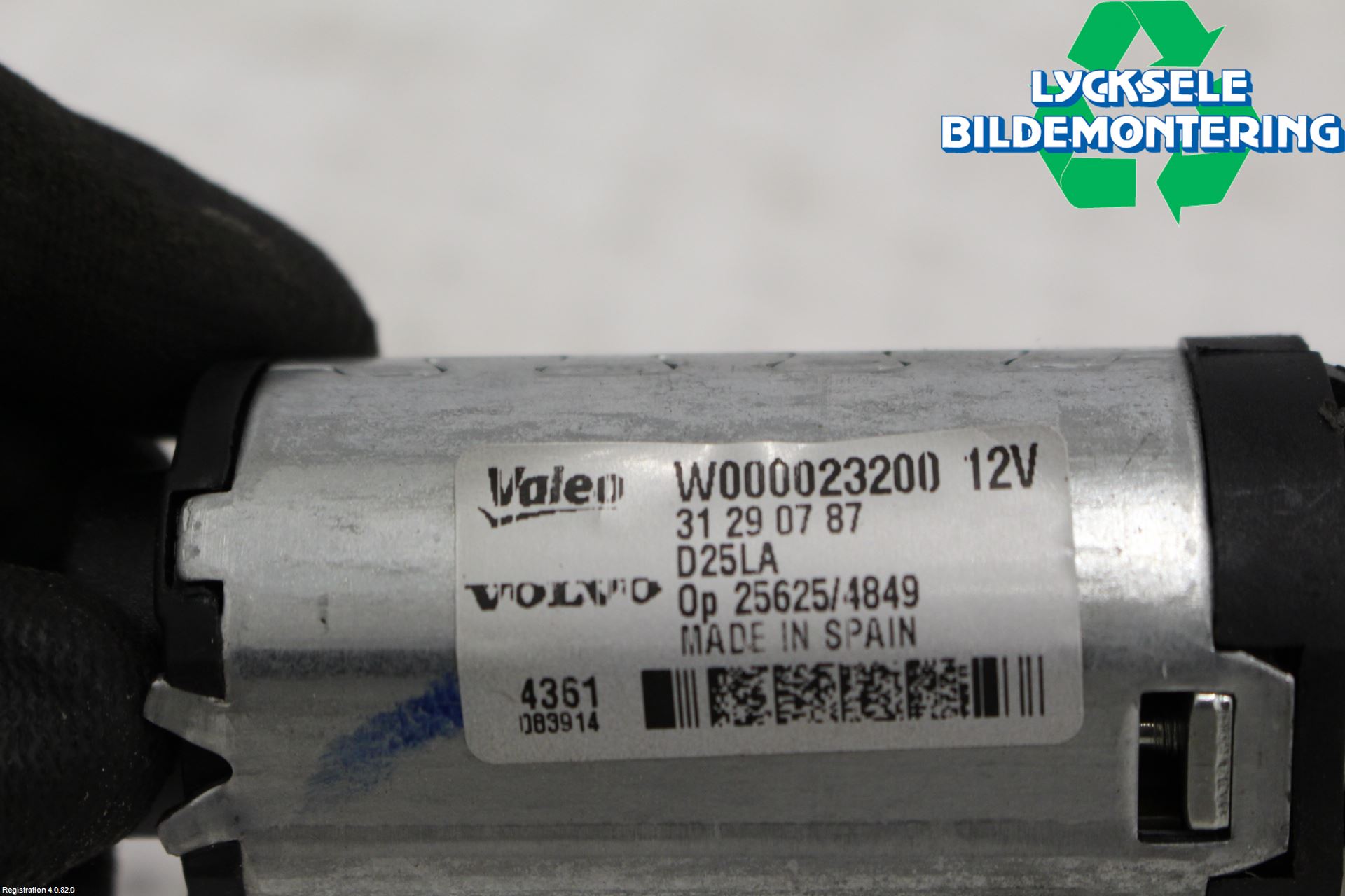 Volvo V70 08-13 Torkarmotor Baklucka