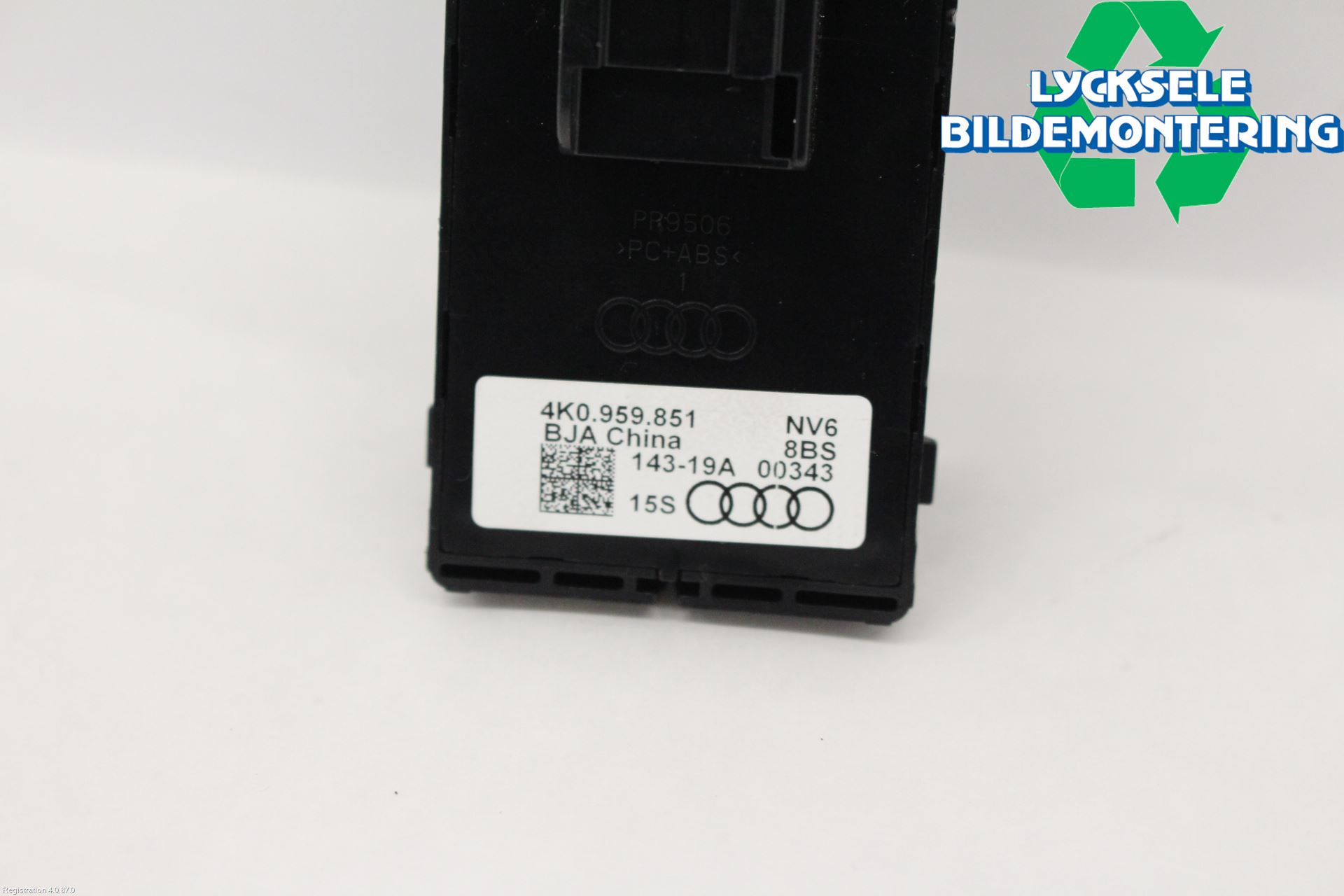 Audi E-TRON, S GE 19- Strömställare Elhiss