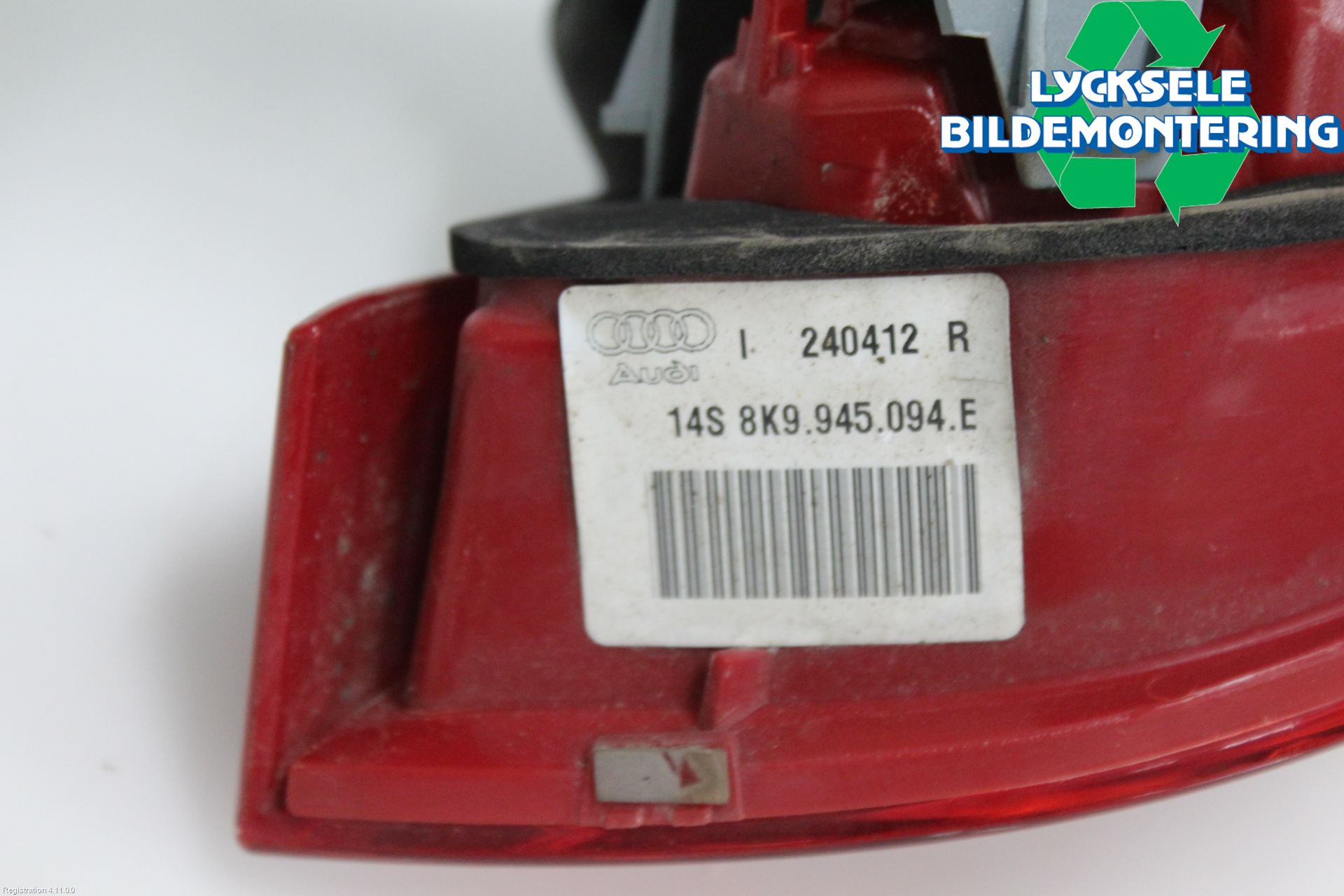 Audi A4 12-15 Bakljus Lucka Hö