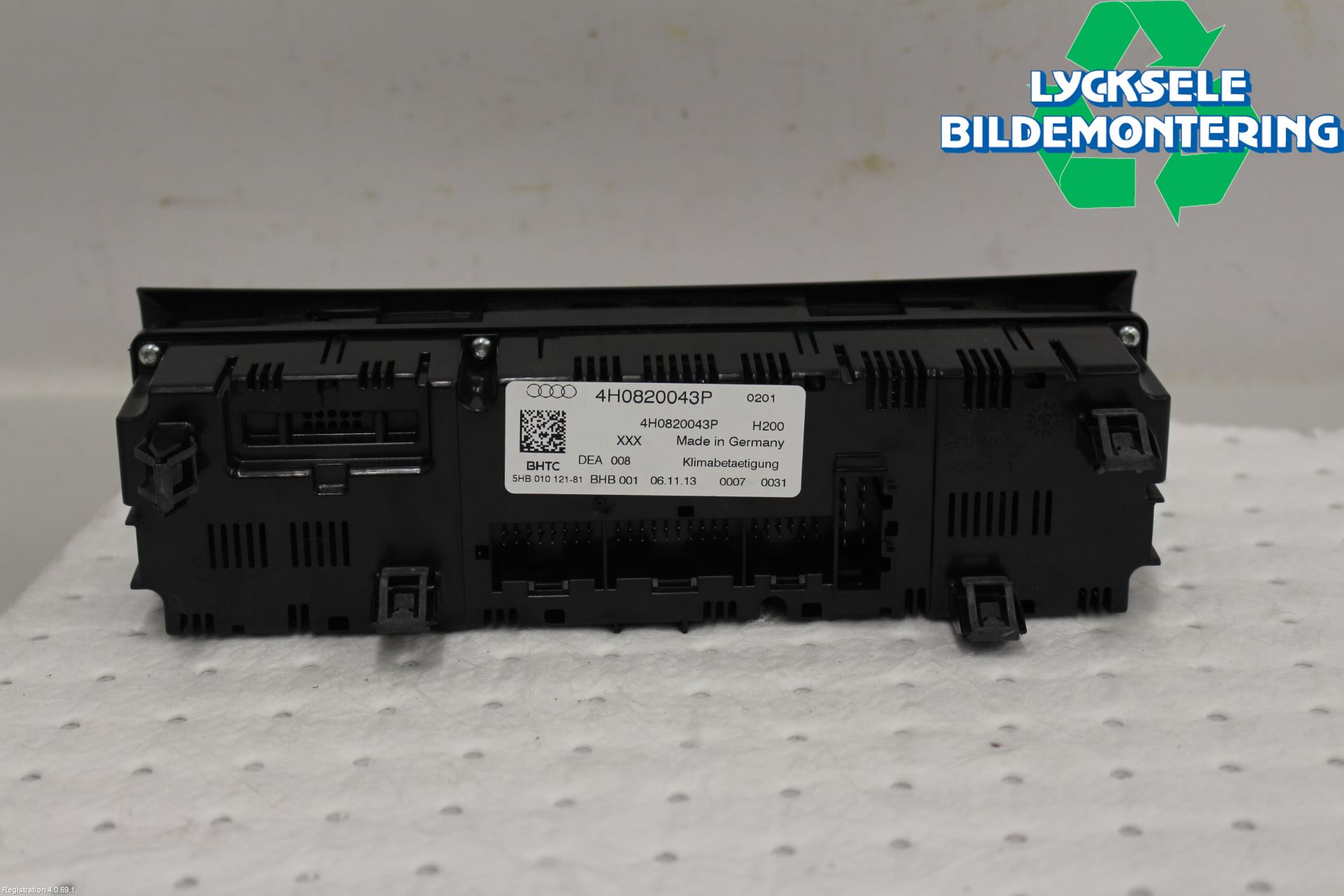 Audi A8/S8 4H 10-17 Ac Styrenhet Ac Manöveren