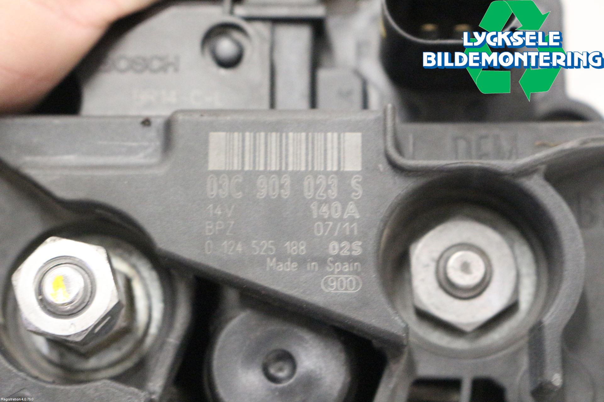 Volkswagen VW TOURAN 10-15 Generator