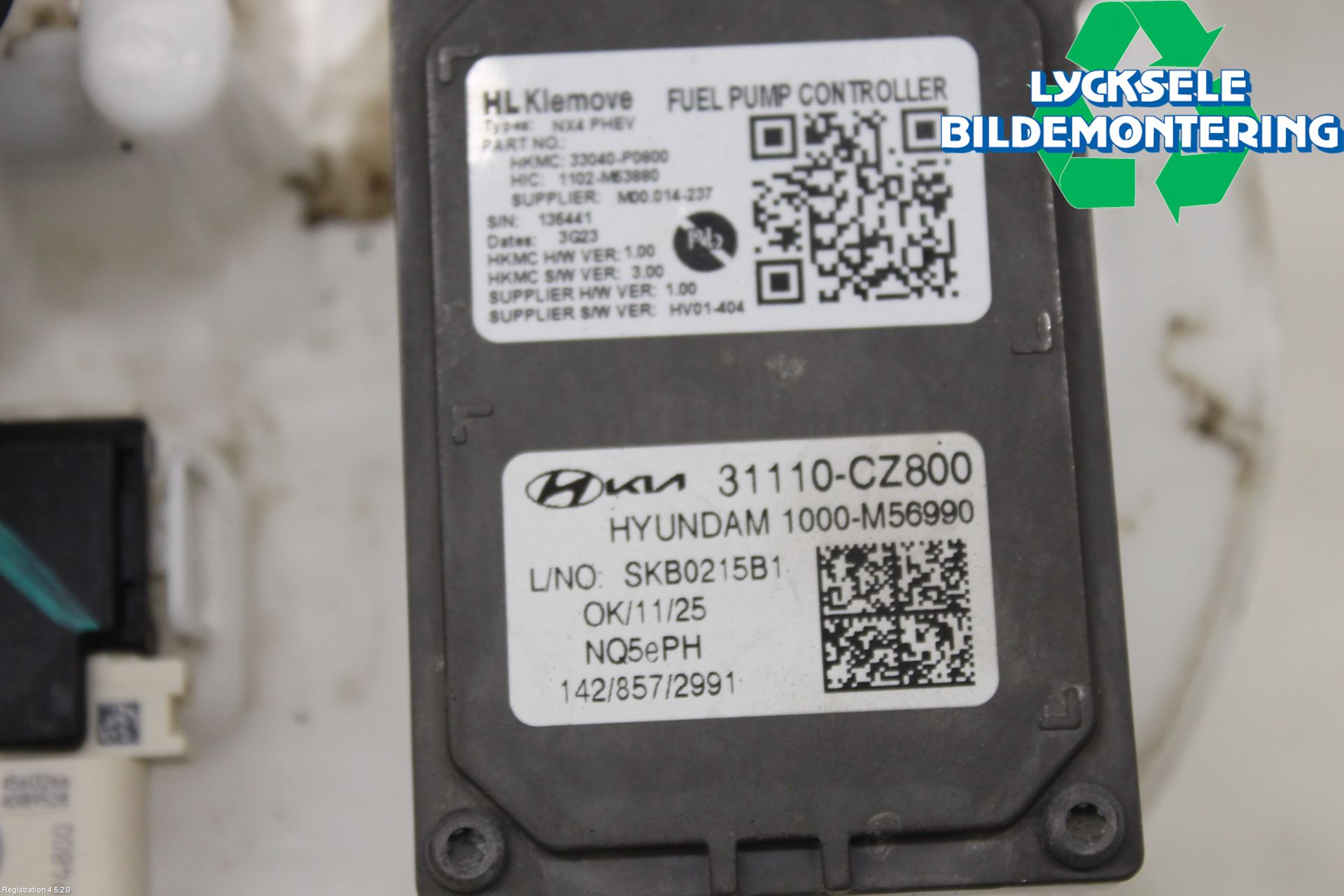 Hyundai TUCSON 05- Bränslepump El