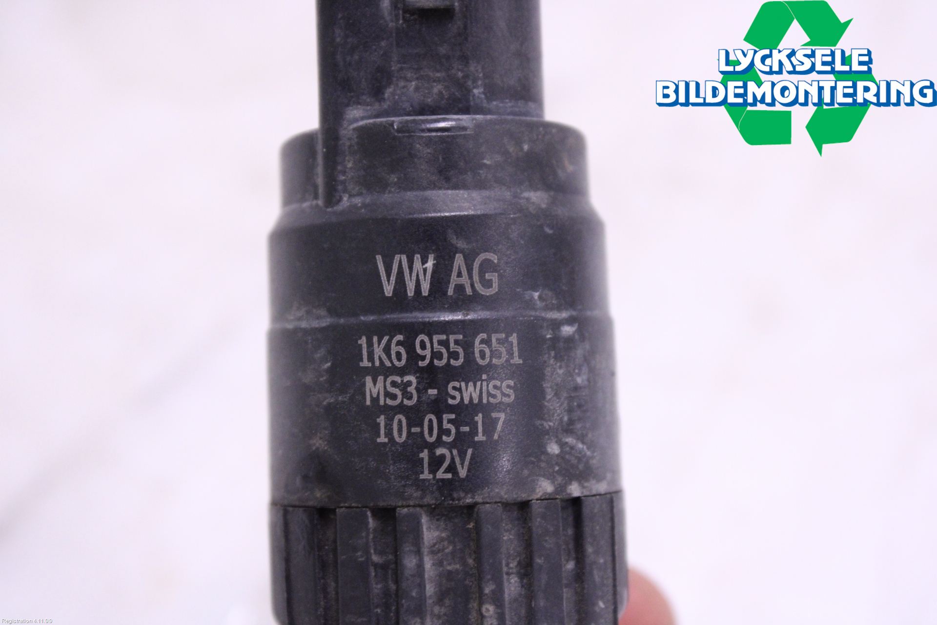 Volkswagen VW POLO 10-17 Spolarpump Vindruta