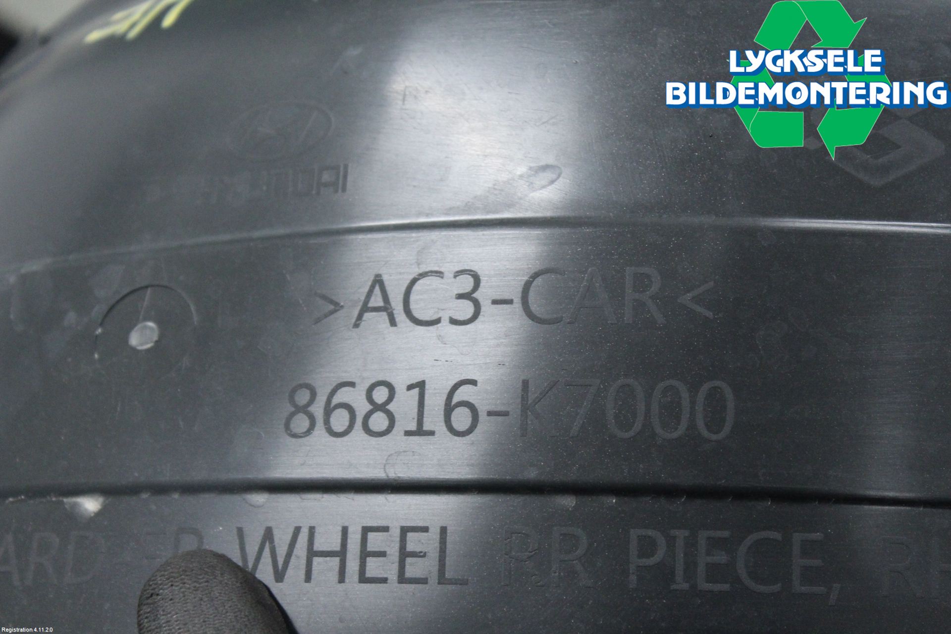 Hyundai i10 LA 20- Skärm Inner