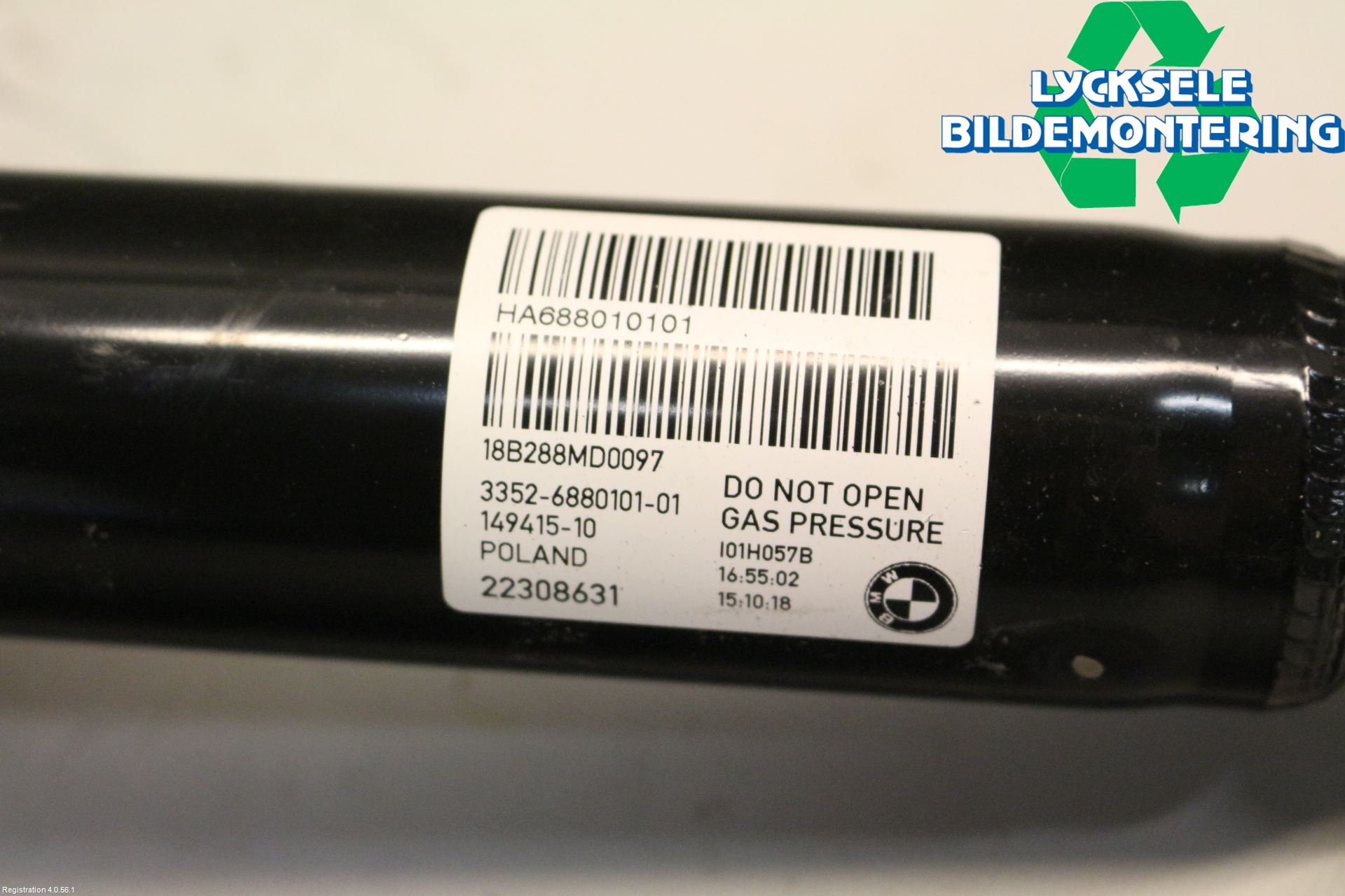 BMW i3 I01 13-22 Fjäderben Bak Vänster