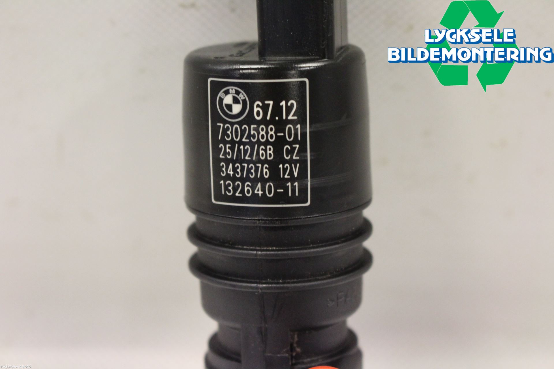 BMW 1 F20/F21 11-19 Spolarpump Vindruta