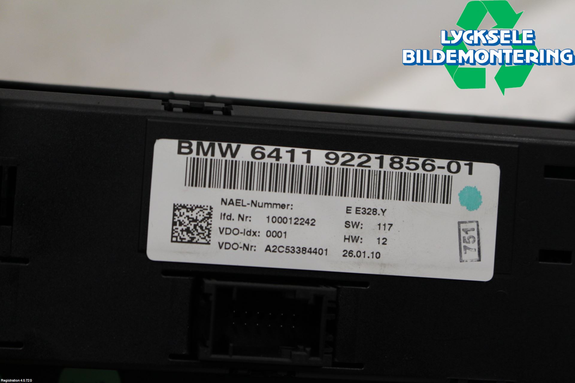 BMW X1 E84 10-15 Ac Styrenhet Ac Manöveren