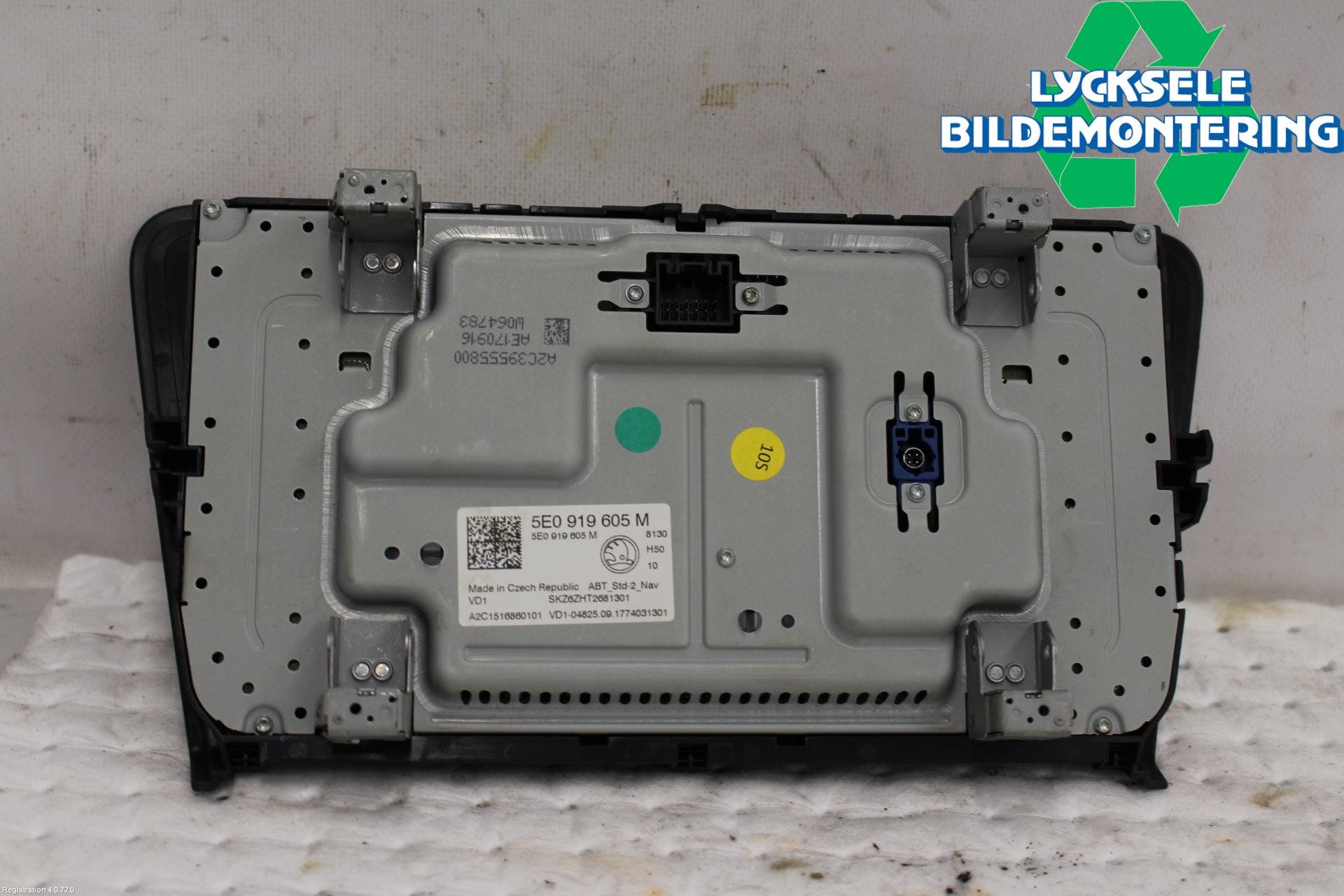 Skoda OCTAVIA (5E) 13-20 Cd Radio - Multimediapanel