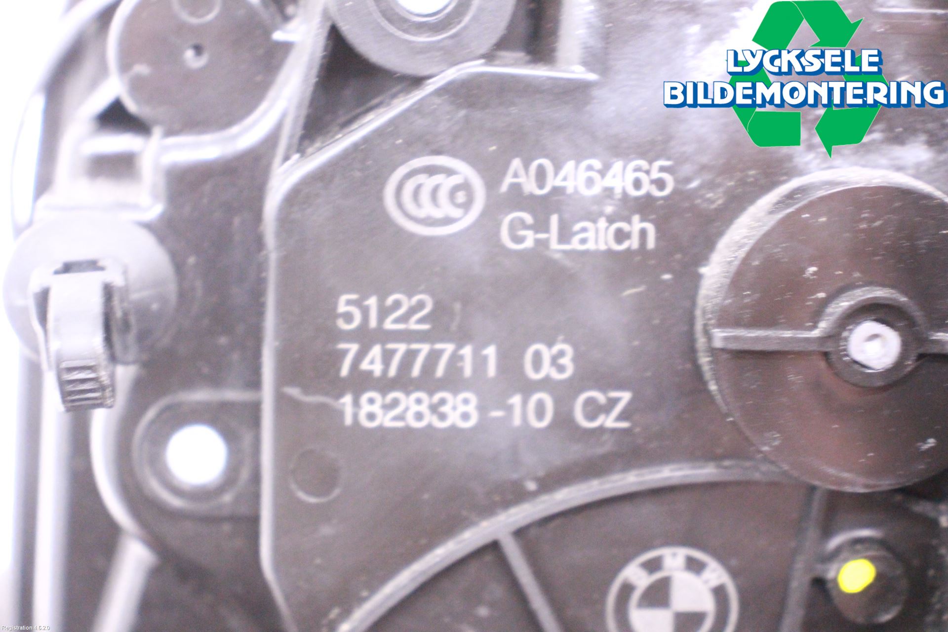 BMW X7 G07 19- Låskista-Dörrlås