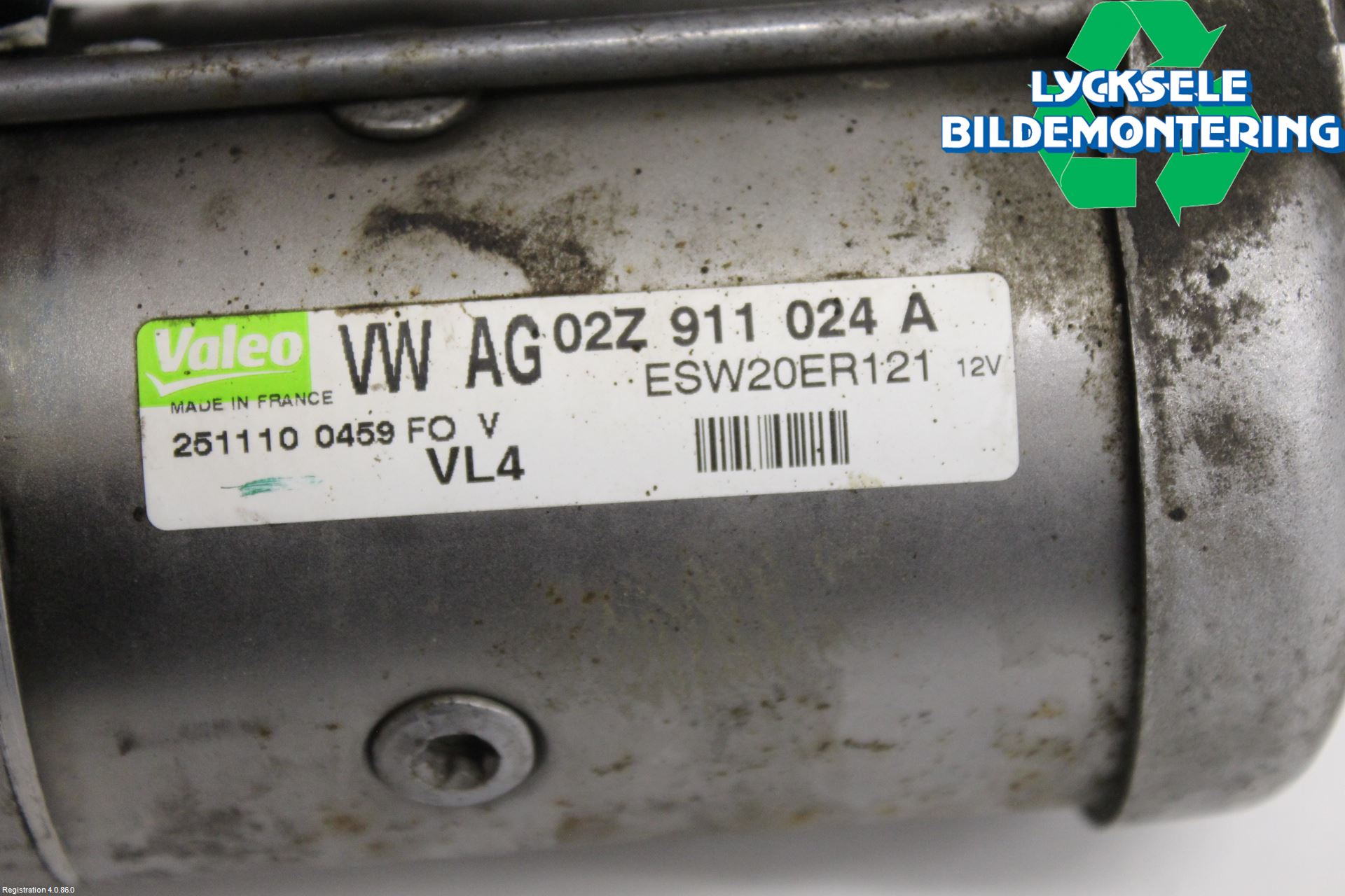 Volkswagen VW GOLF VI 09-13 Startmotor Diesel