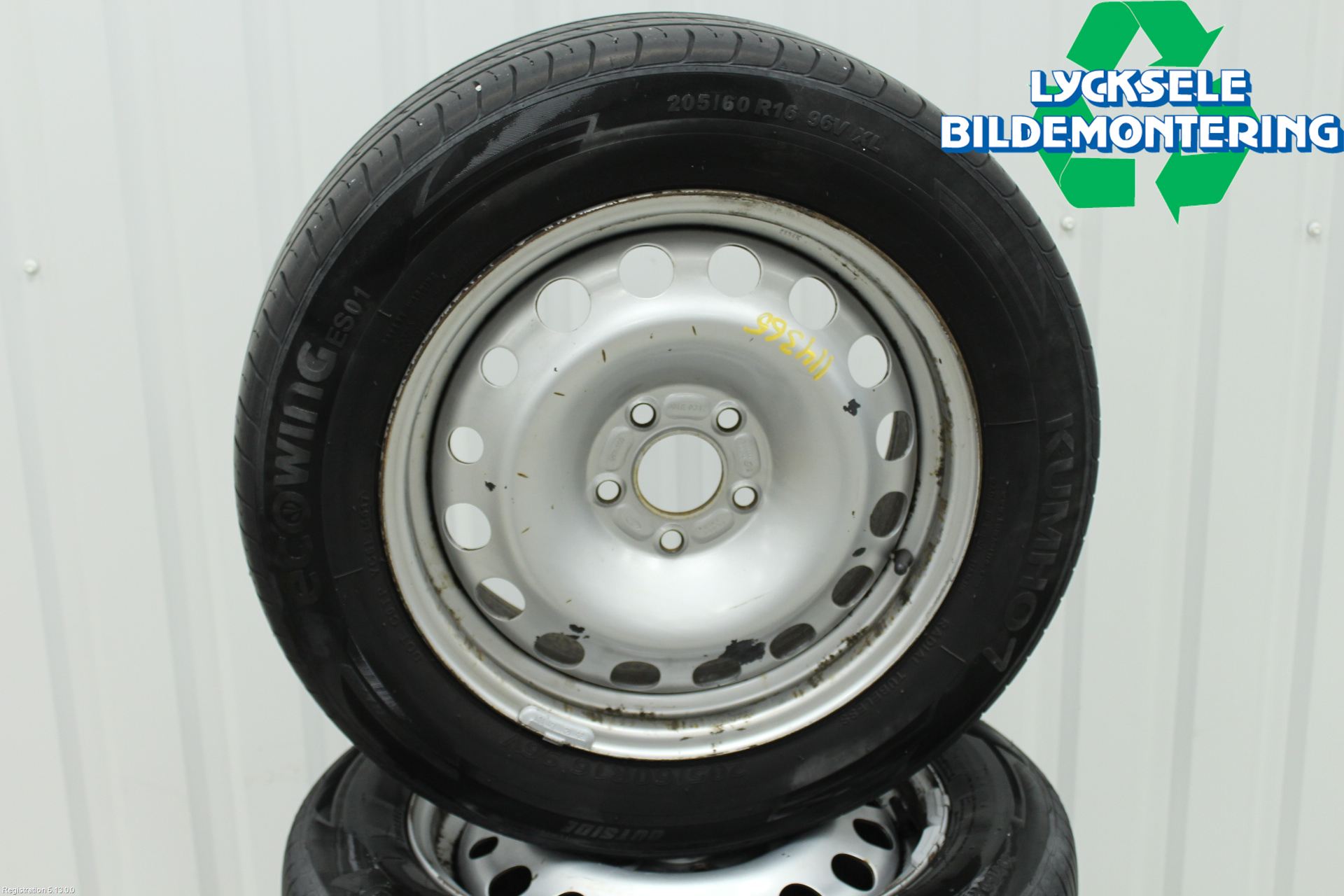 Ford TRANSIT/TOURNEO CUSTOM 13-24 Sommardäck Plåtfälg 4St
