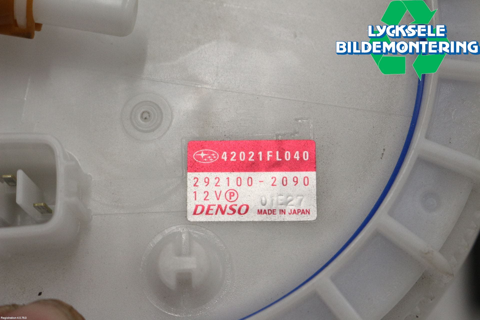 Subaru OUTBACK 15-20 Bränsle Insppump Bensin