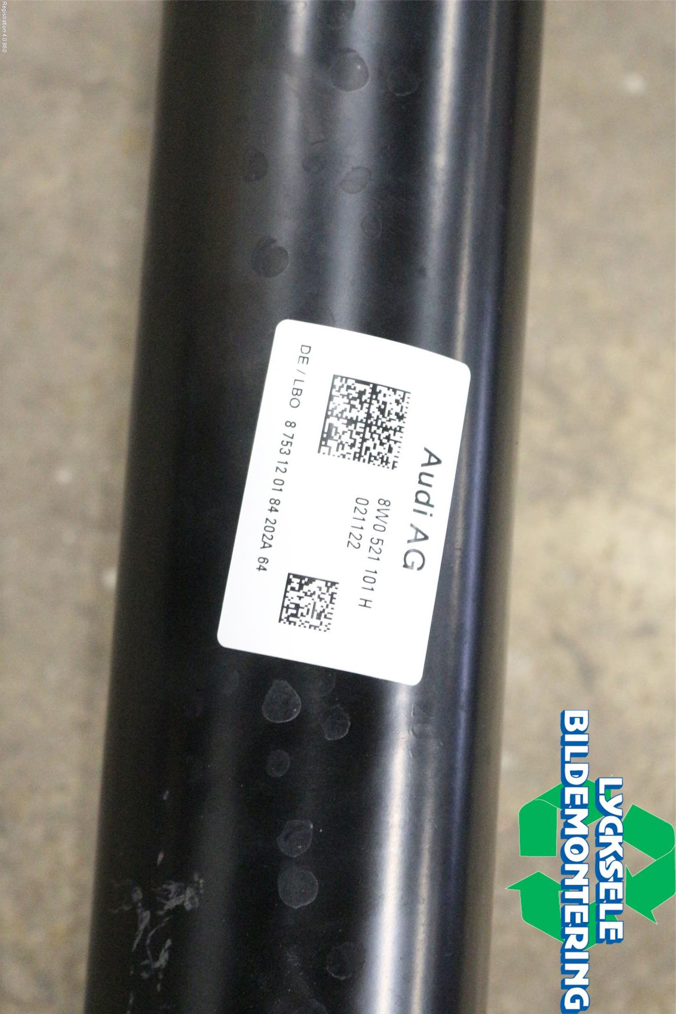 Audi A4/S4 B9 20- Mellanaxel Komp