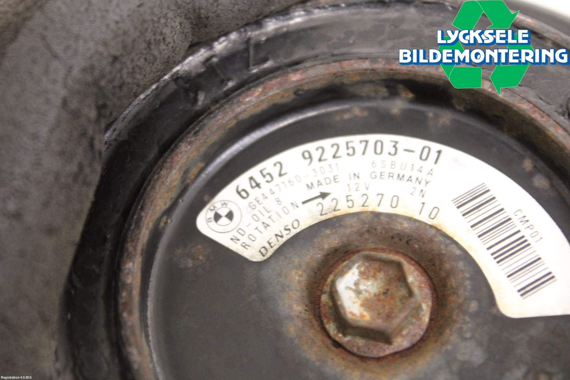 BMW 3 E90/91 SED/TOU 05-12 Ac Kompressor