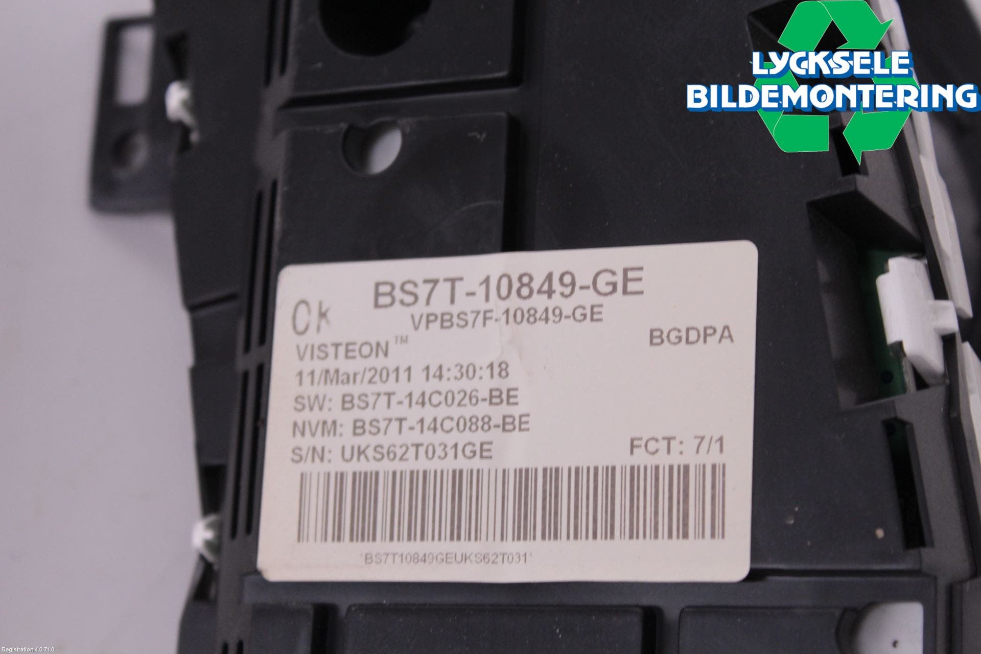 Ford MONDEO 07-15 Instrument Komb