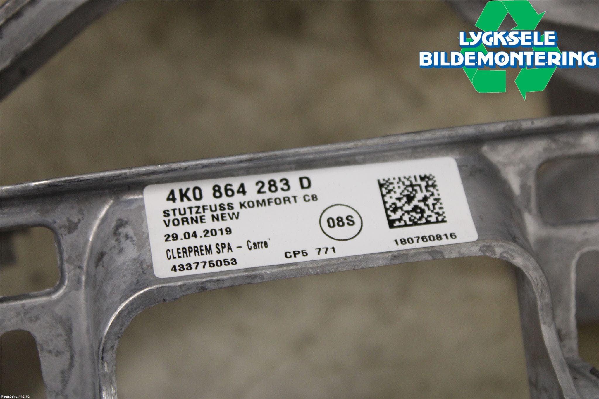 Audi A6 F2/C8 19- Inredning Armstöd