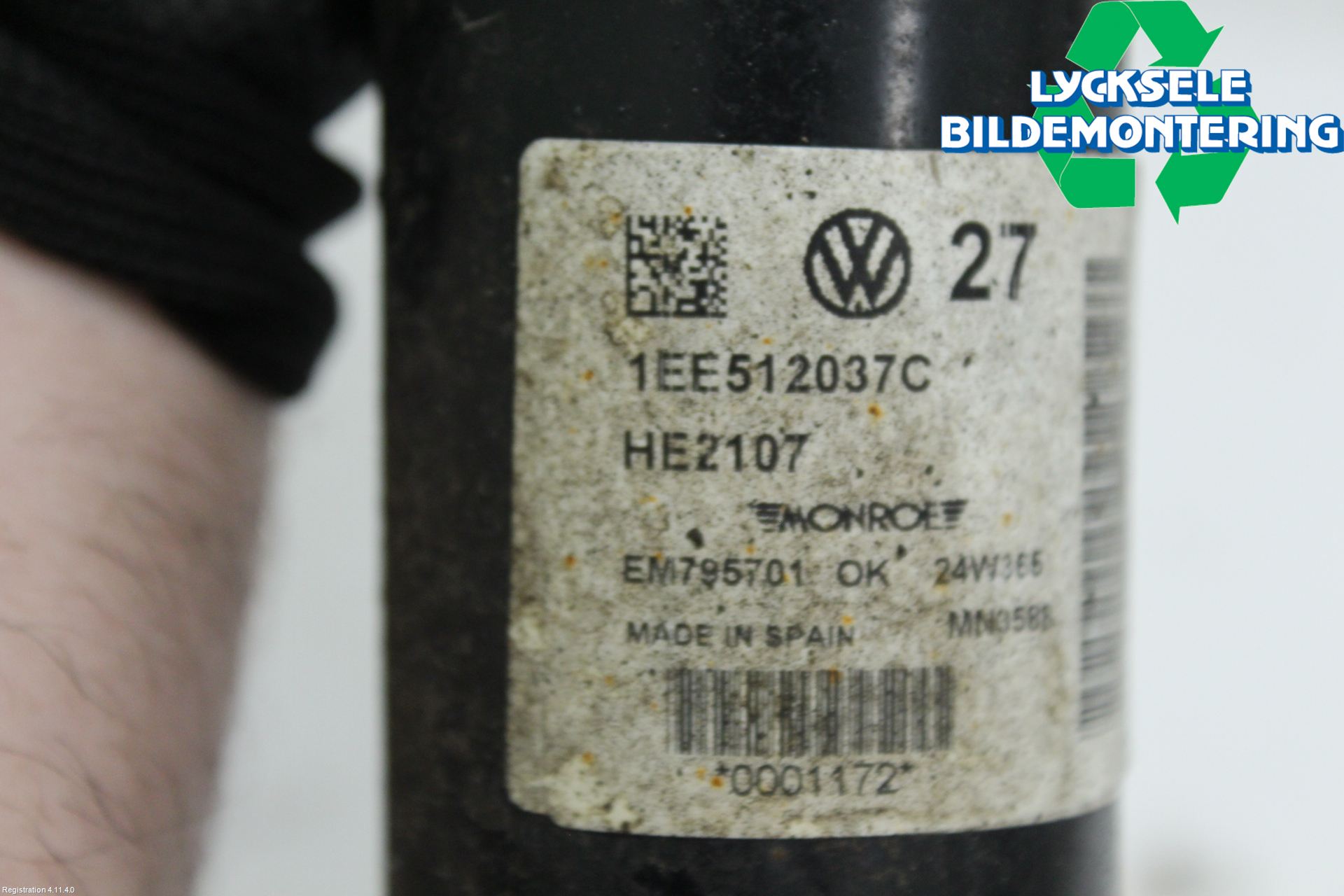 Volkswagen VW ID.7/TOURER 24- Stötdämpare Bak
