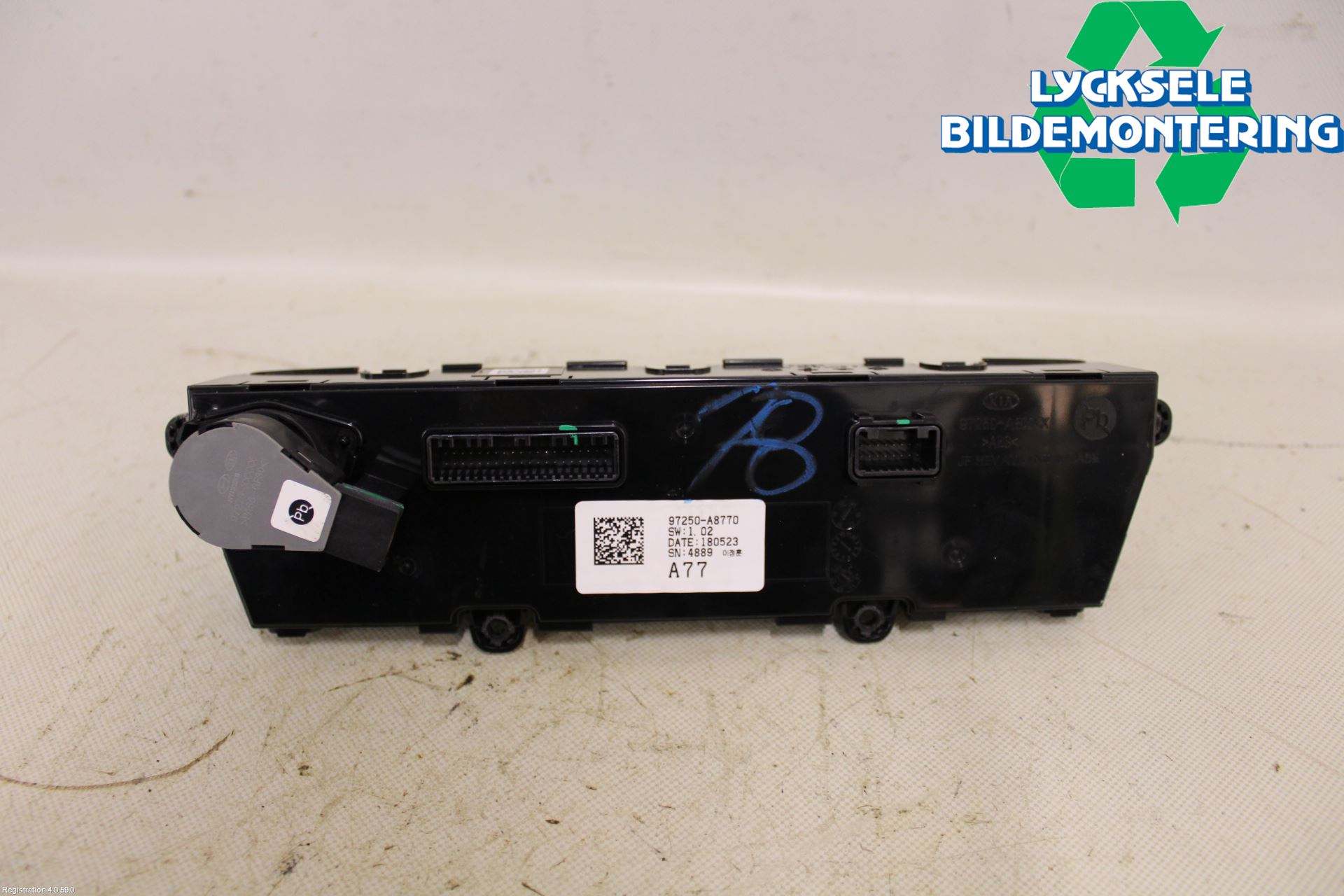 Kia OPTIMA 16-20 Ac Styrenhet Ac Manöveren