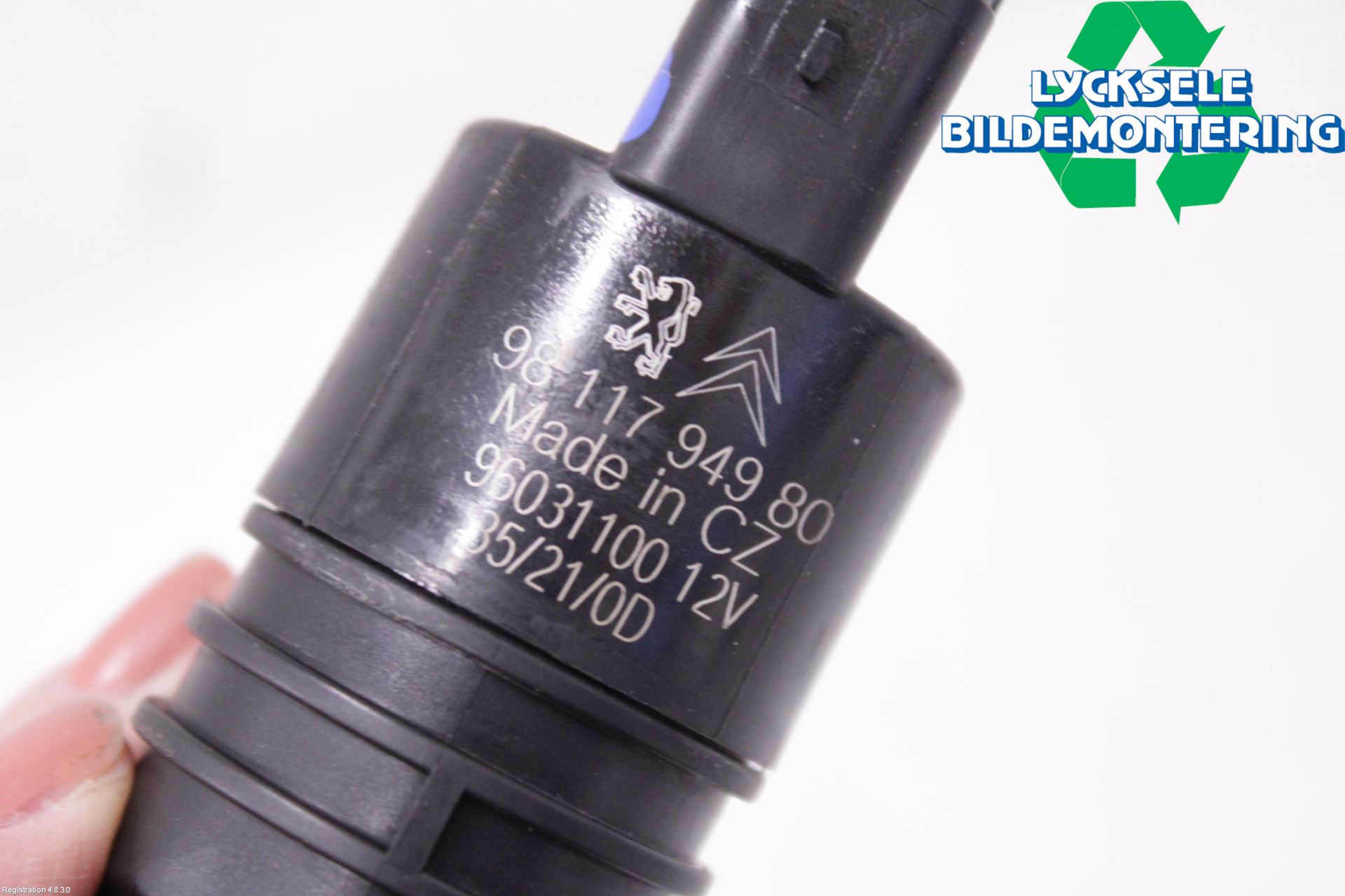 Peugeot EXPERT/E-EXPERT 17- Spolarpump Vindruta