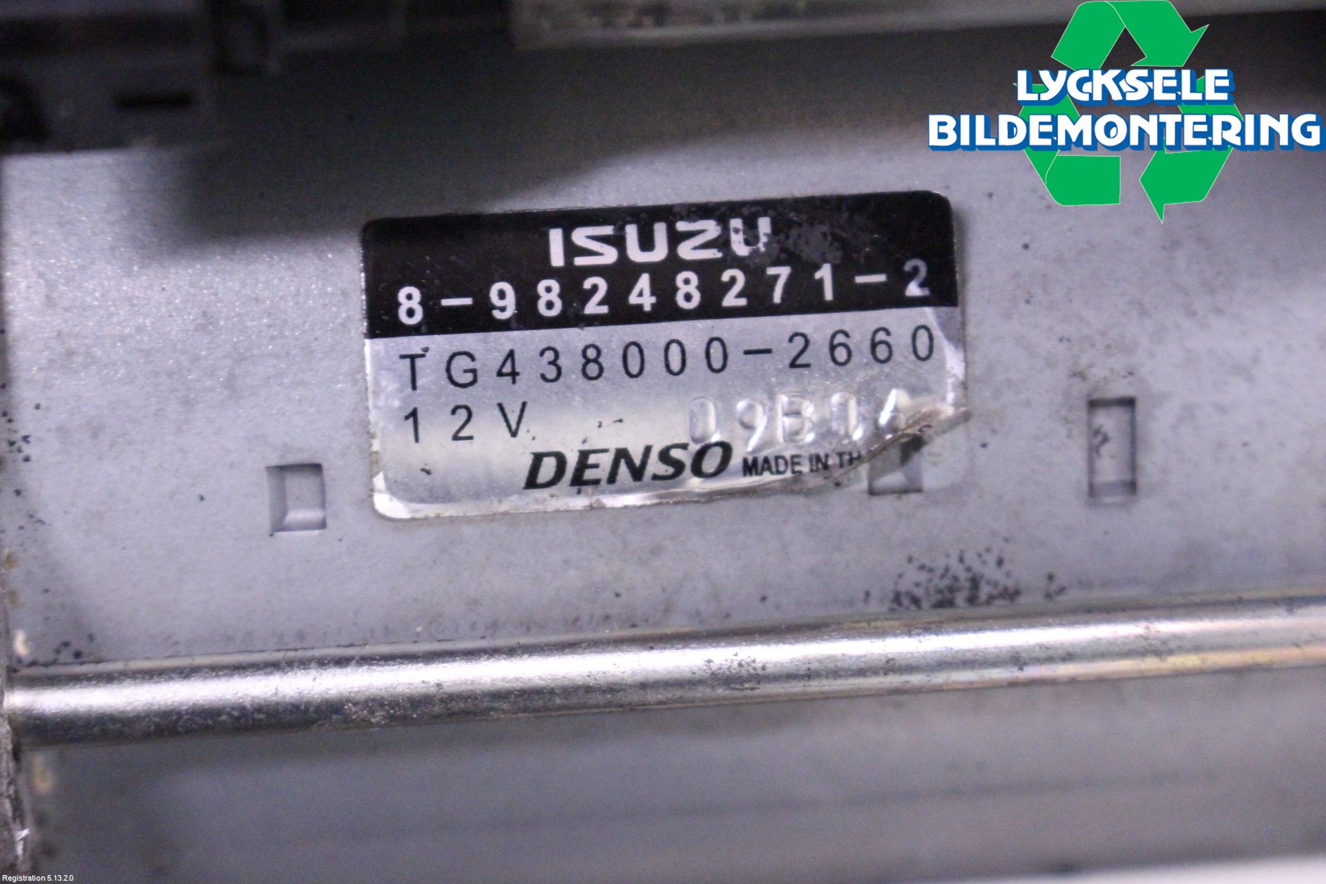 Isuzu D-MAX Startmotor Diesel