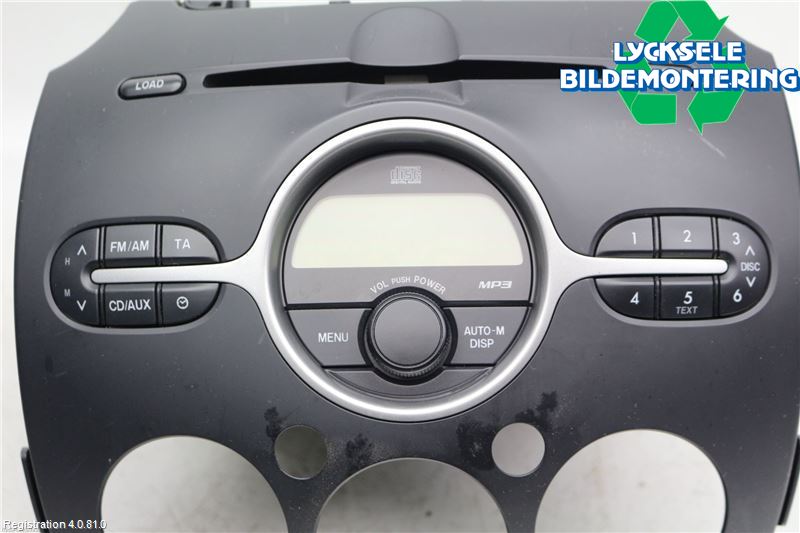 Mazda 2 (DE) 08-15 Cd Radio - Multimediapanel