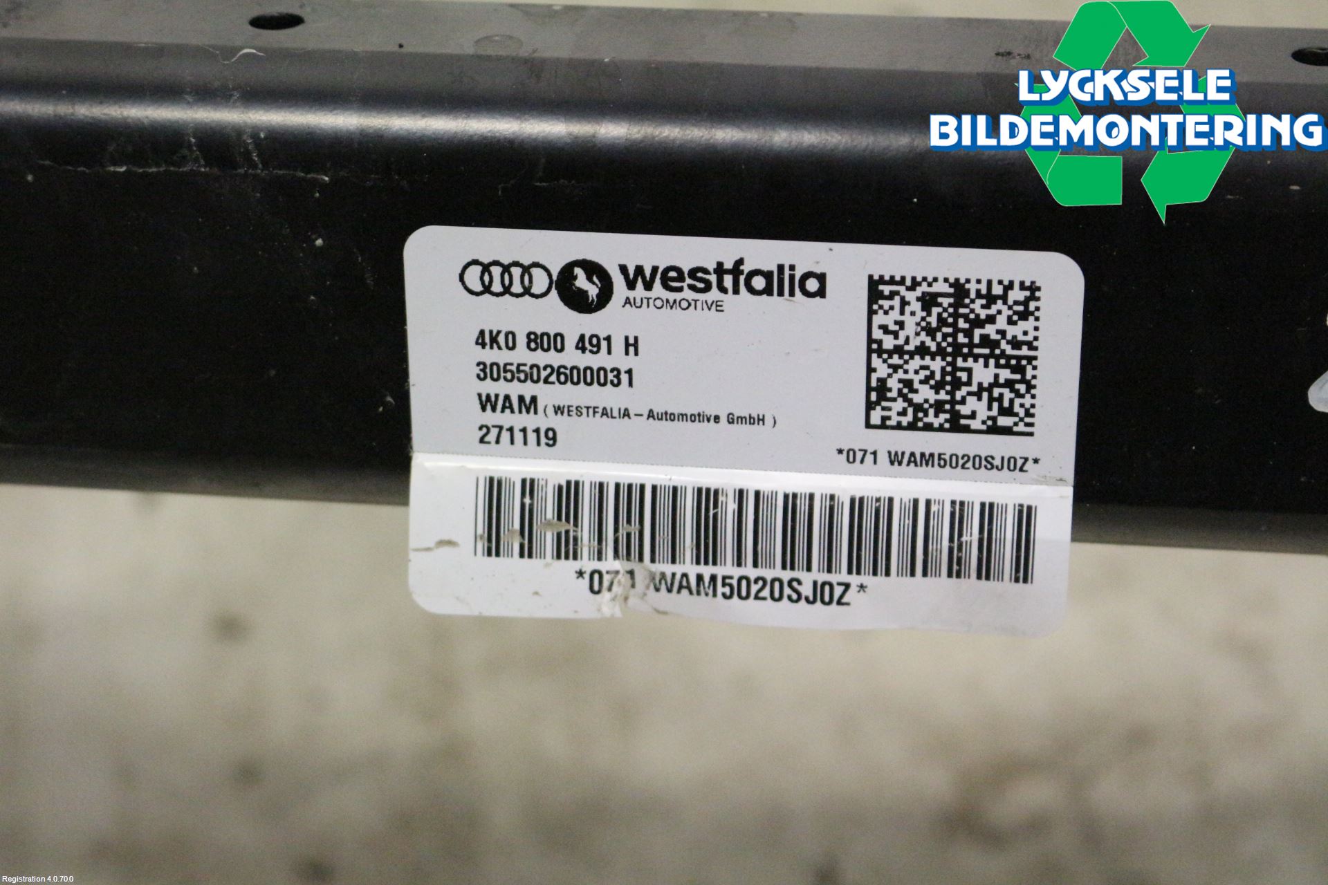 Audi A6 F2/C8 19- Dragkrok