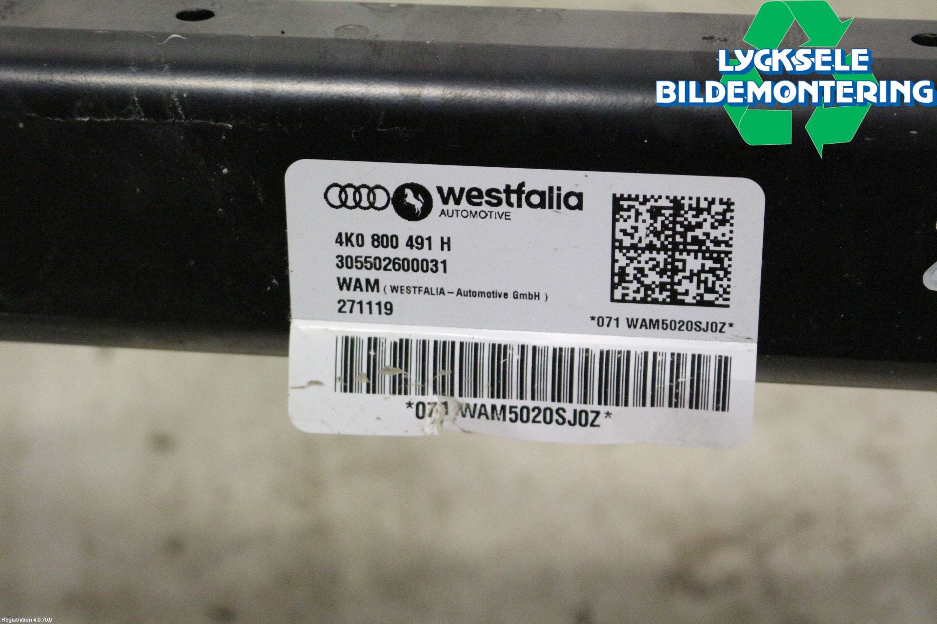 Audi A6 F2/C8 19- Dragkrok