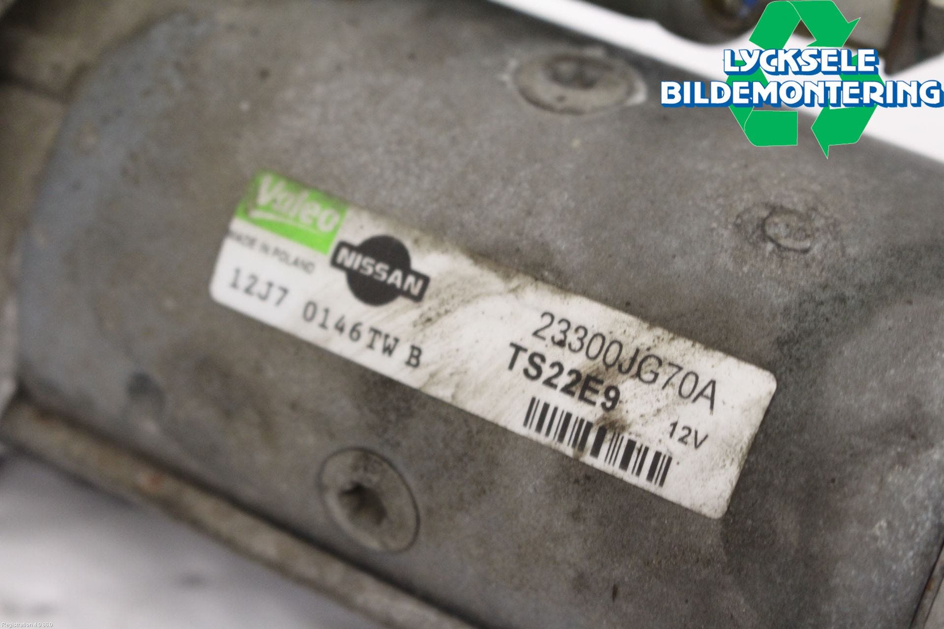 Nissan QASHQAI 07-10 Startmotor Diesel