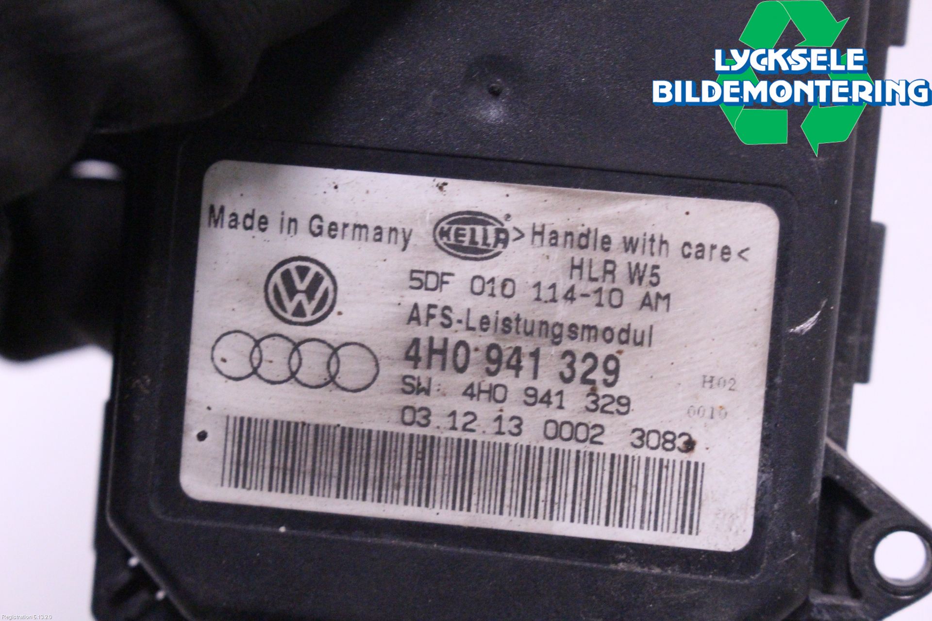 Audi A6/S6 4G 11-18 Styrenhet Strålkastare