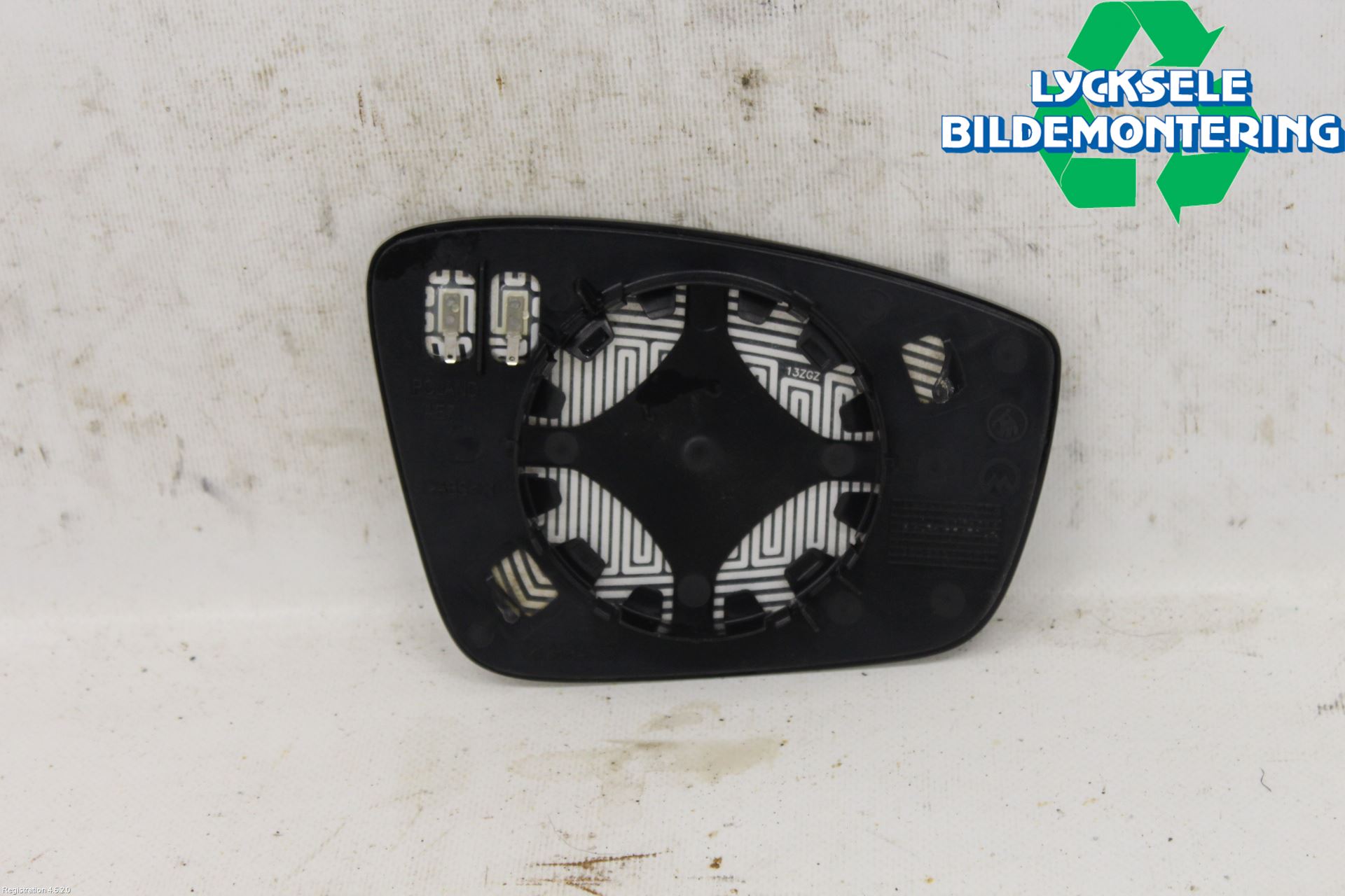 Skoda RAPID Spegelglas Vä