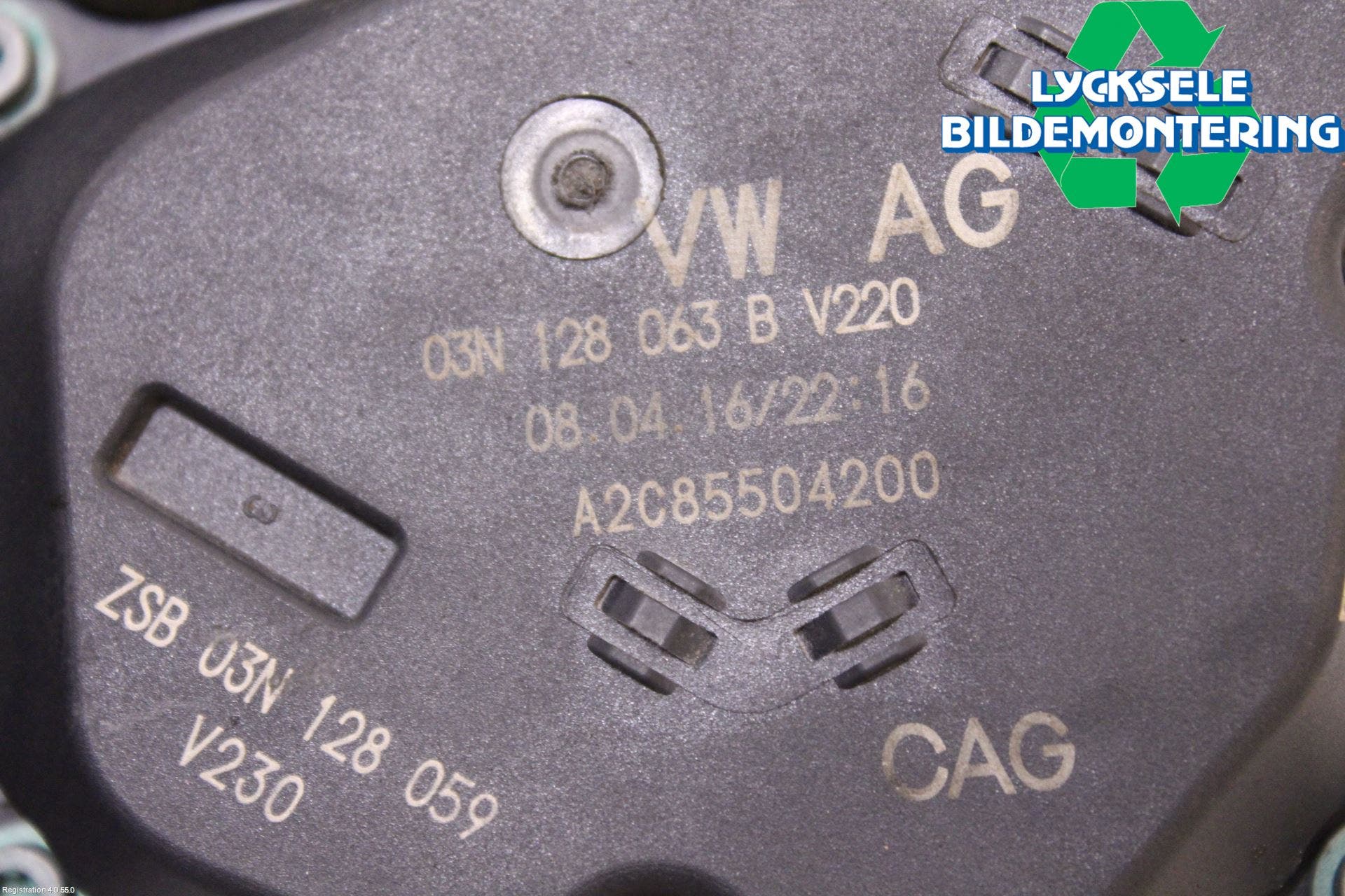 Volkswagen VW PASSAT 15-19 Injspjällhus