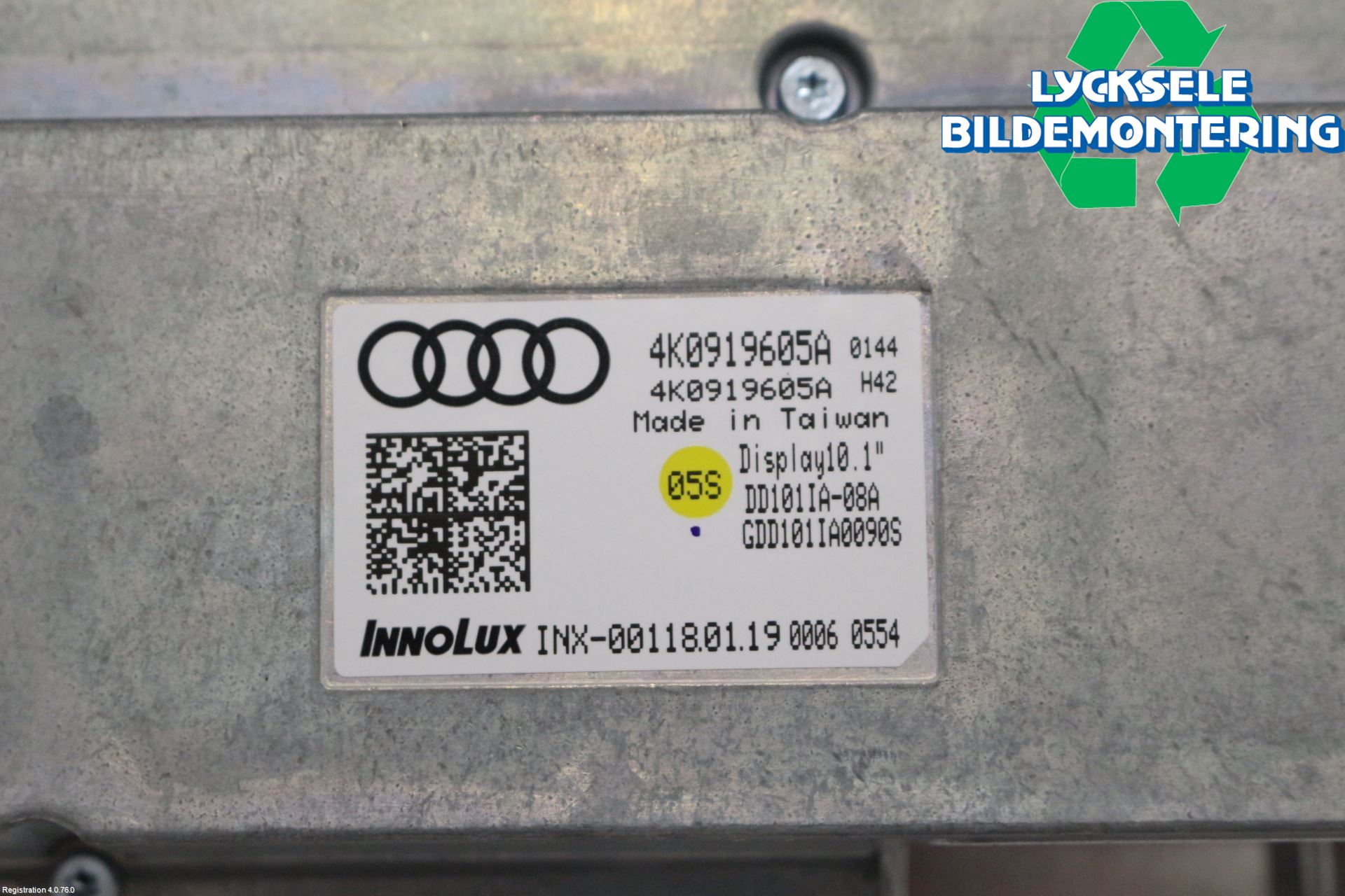 Audi A6 F2/C8 19- Bildskärm