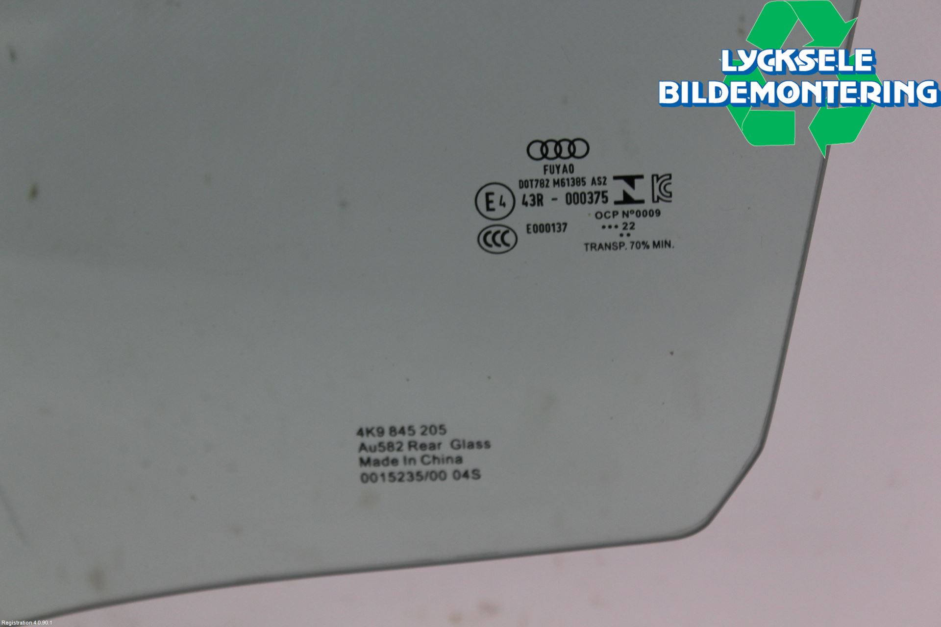 Audi A6 F2/C8 19- Dörruta Bak Vänster