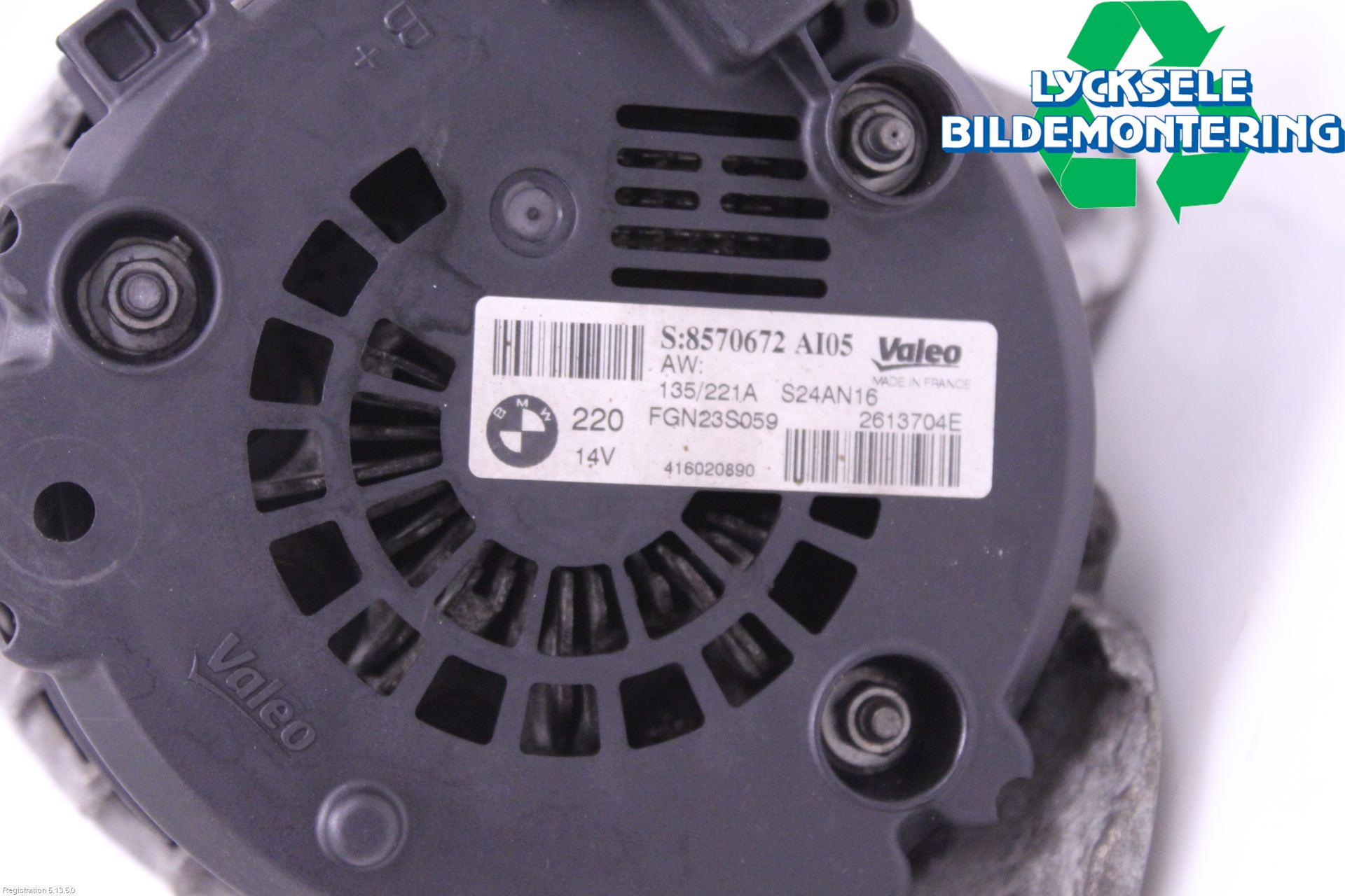 BMW 5 F10/F11/F18 09-17 Generator