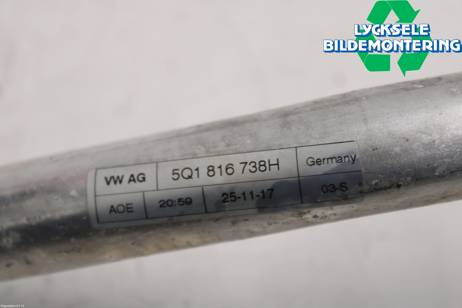 Volkswagen VW T-ROC 18- Ac Slang-Rör