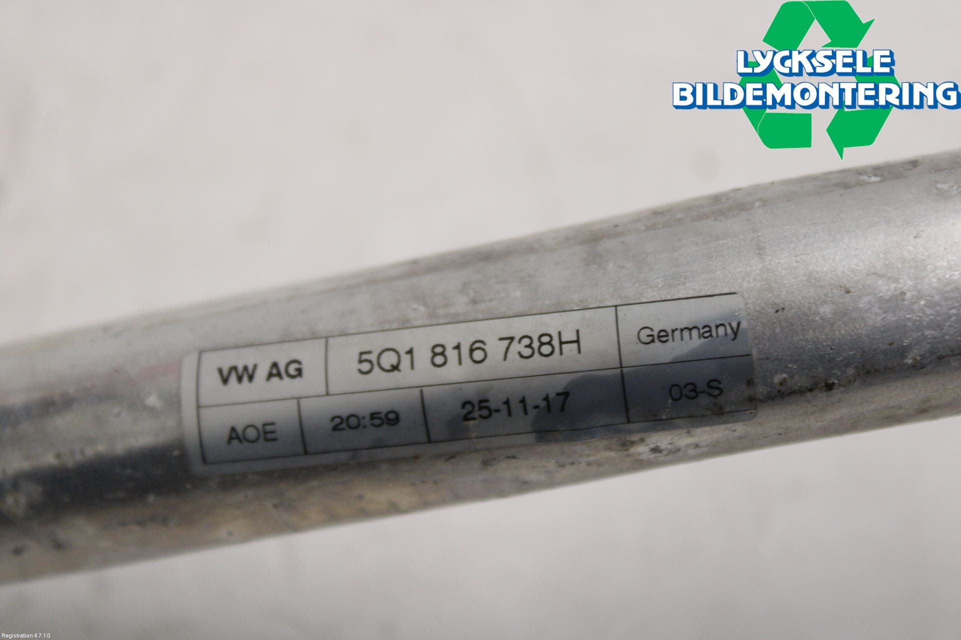 Volkswagen VW T-ROC 18- Ac Slang-Rör