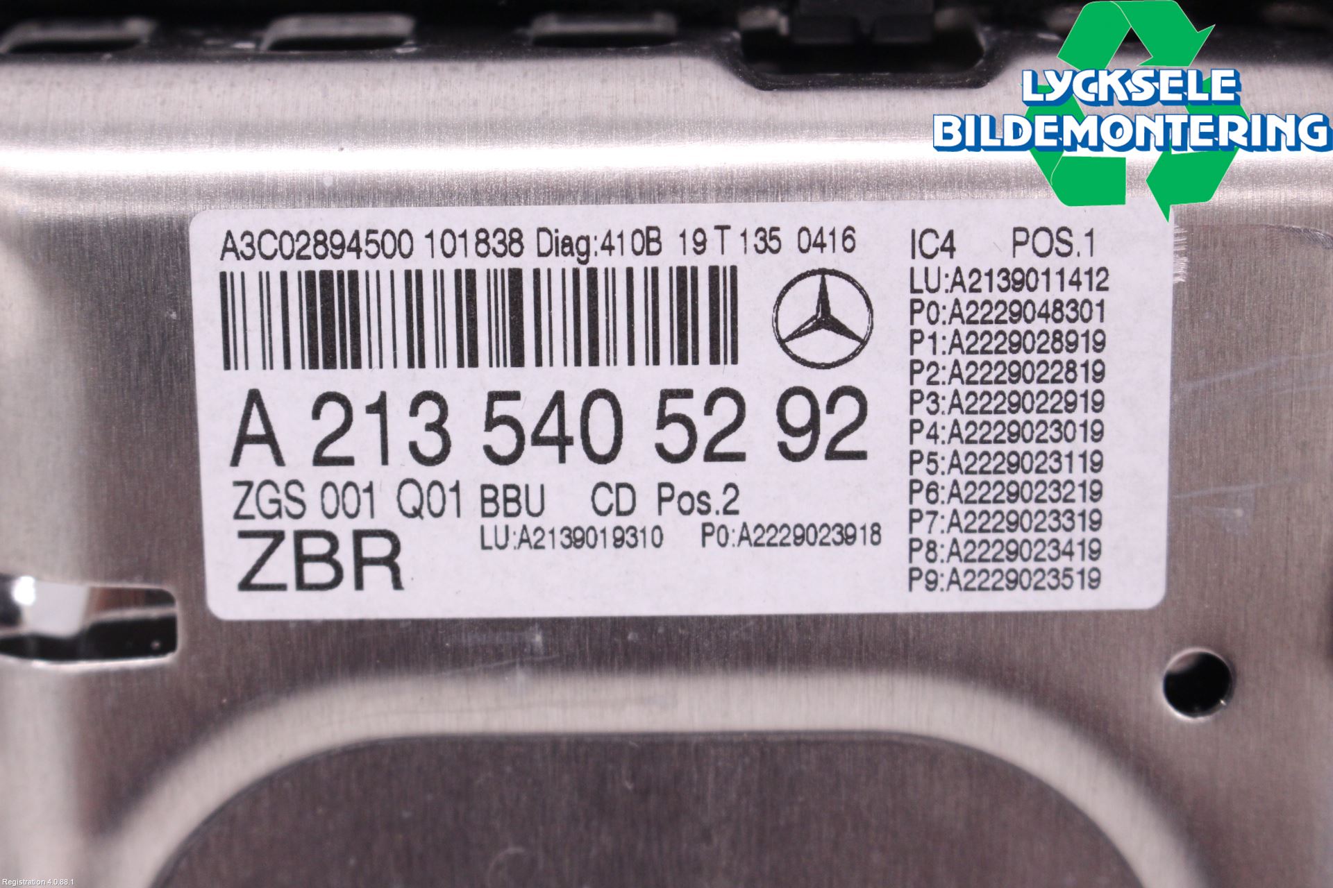 Mercedes-Benz MB E-KLASS (W213) 16-23 Instrument Komb