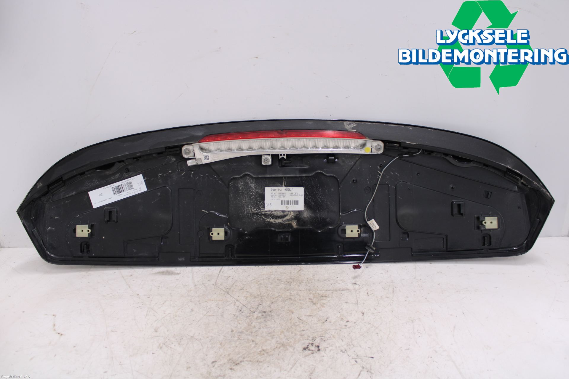 BMW 3 F30/F31/F80 12-19 Spoiler Baklucka