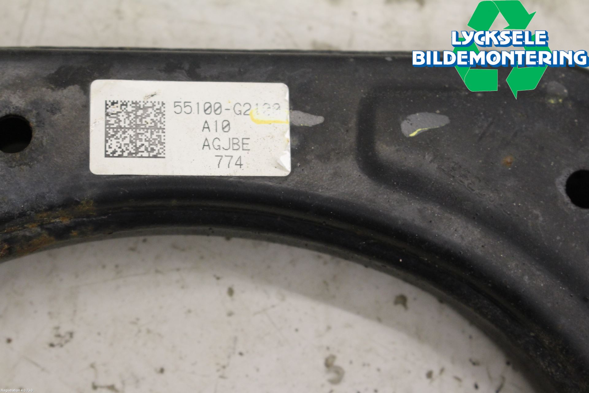 Kia NIRO (DE) 17-22 Bärarm Bak Övre Vänster