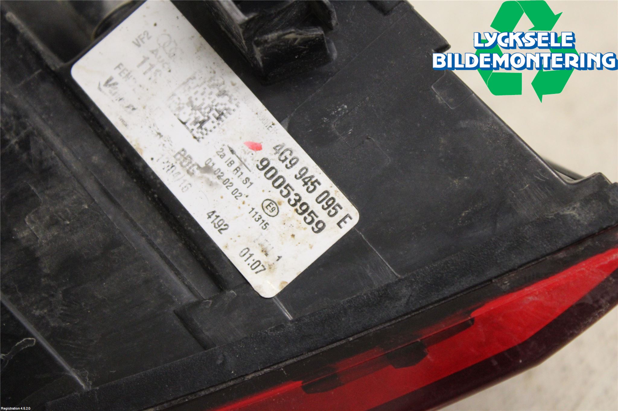 Audi A6/S6 4G 11-18 Bakljus Vänster