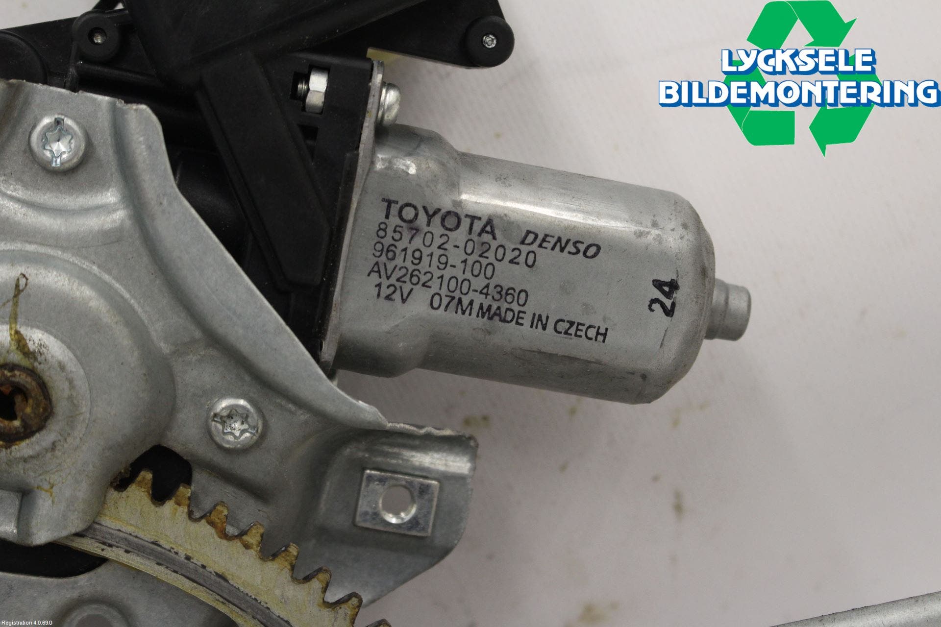 Toyota AURIS 10-12 Fönsterhiss El Kompl