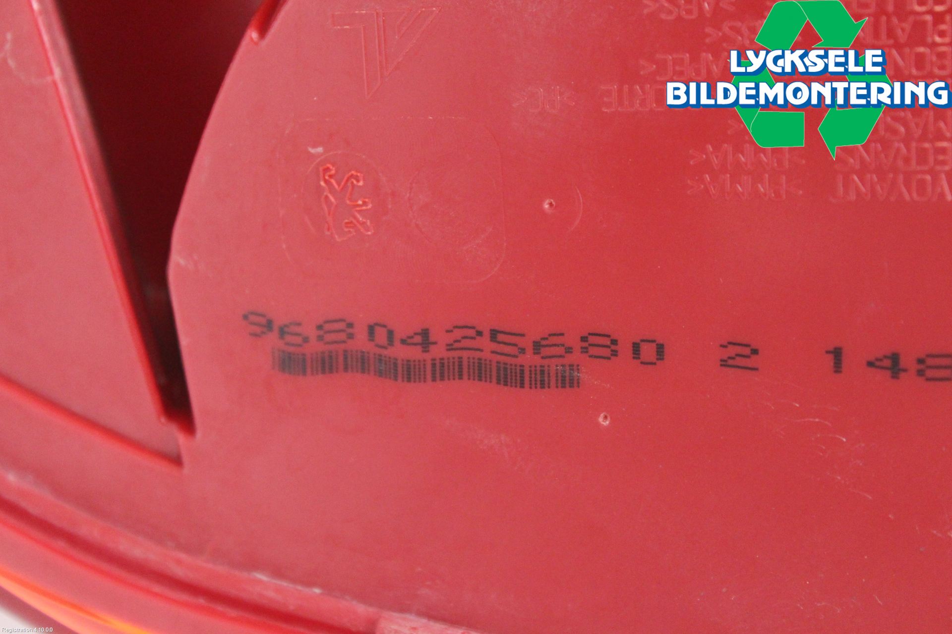 Peugeot 308 08-13 Bakljus Höger