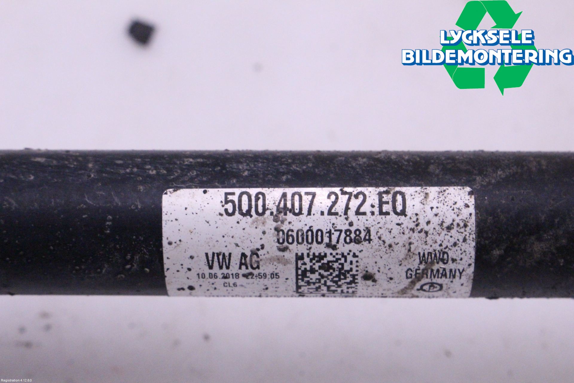 Volkswagen VW GOLF / E-GOLF VII 13-20 Drivaxel Fram Höger